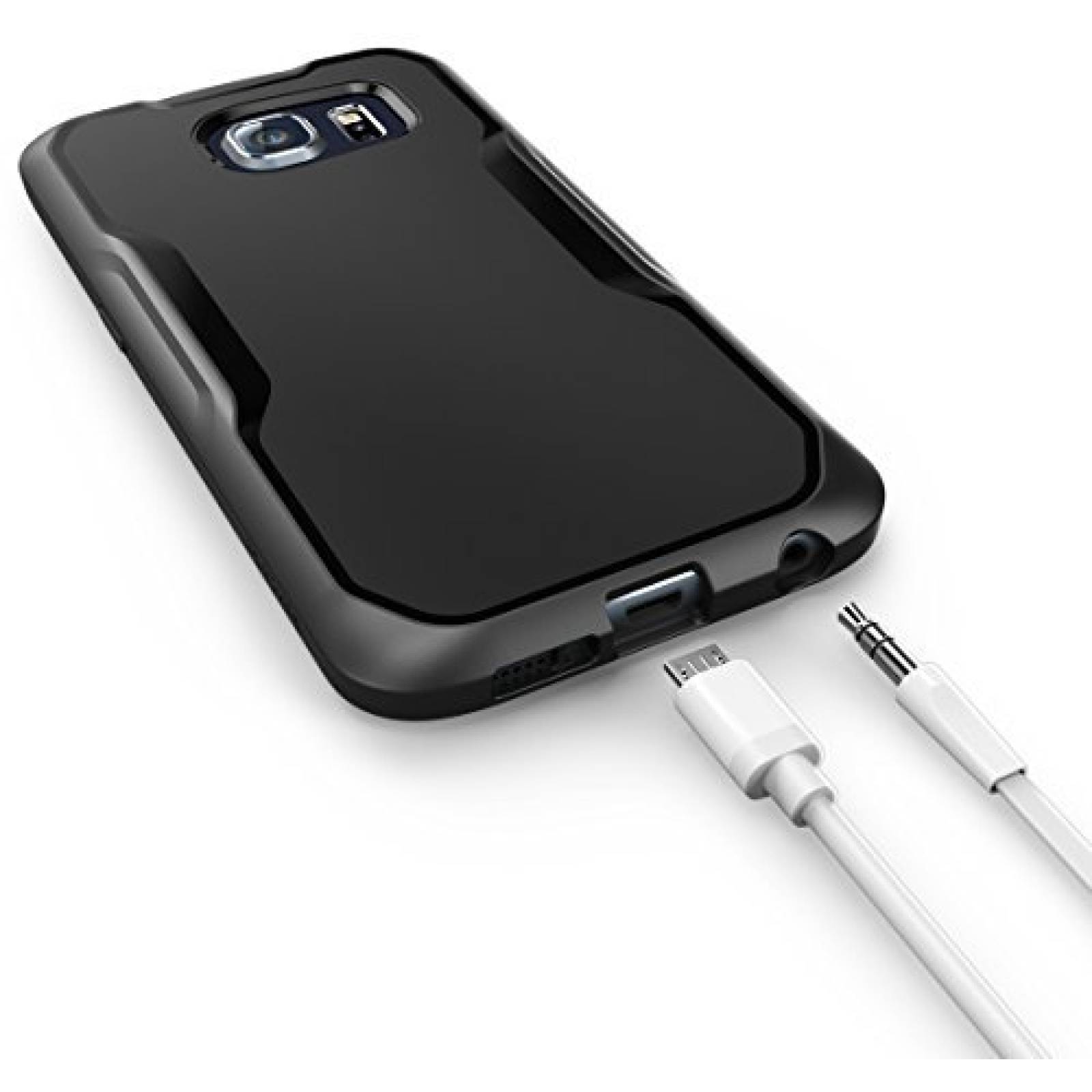 Funda SUPCASE Unicorn Beetle Serie Premium Galaxy S6 Car egro/Negro