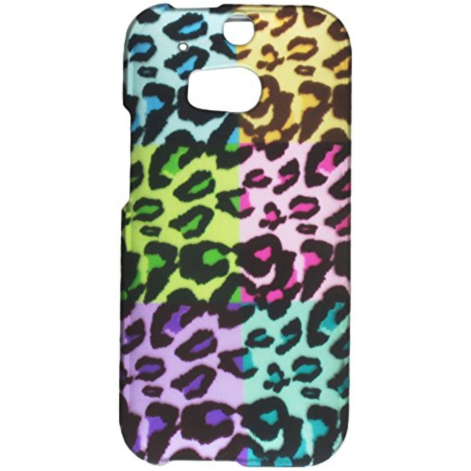 Funda HRWireless Rubberized Design Case for HTC One M8 - ul Leopard