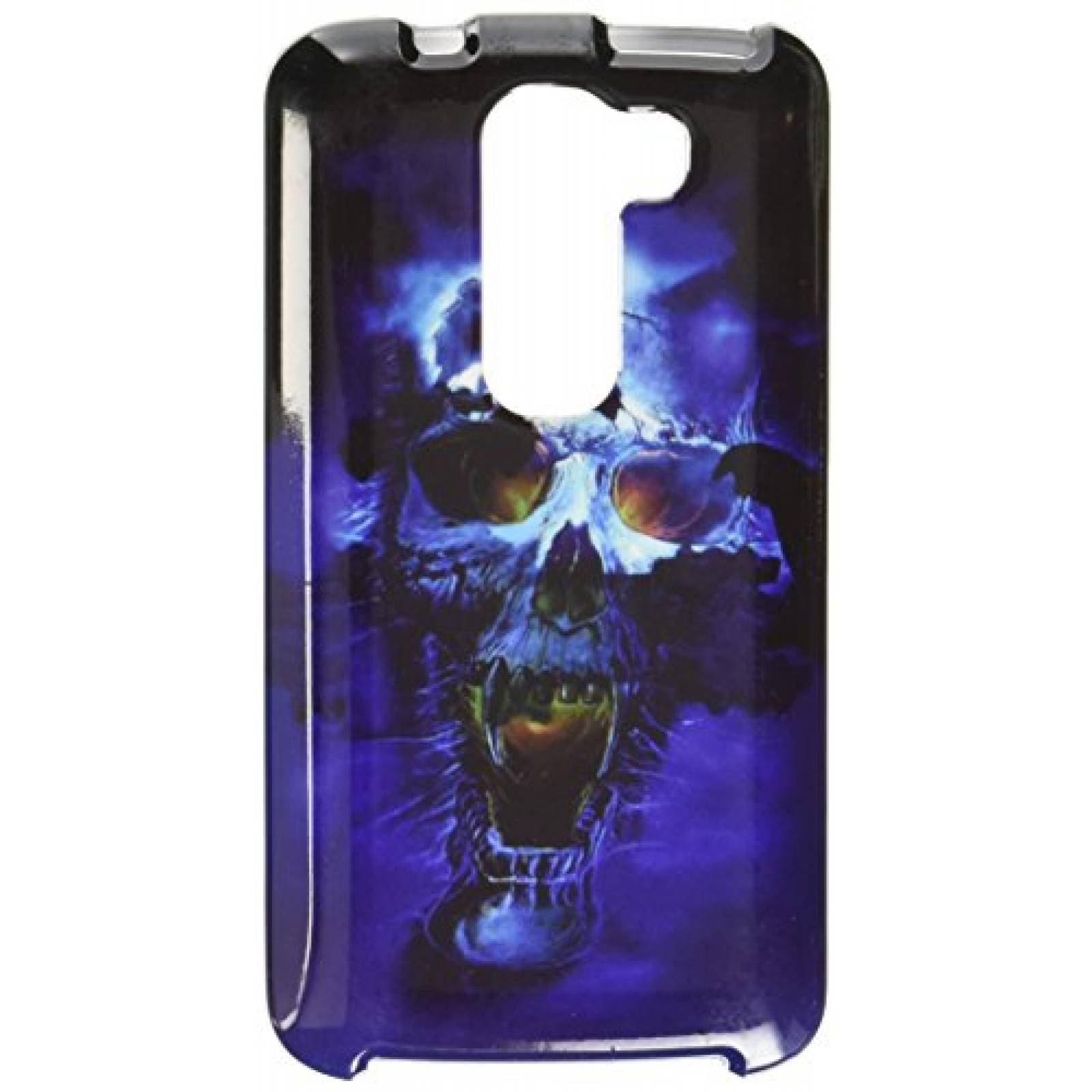 Funda Diseño de hr wireless funda de piel para LG G2 Min avera azul