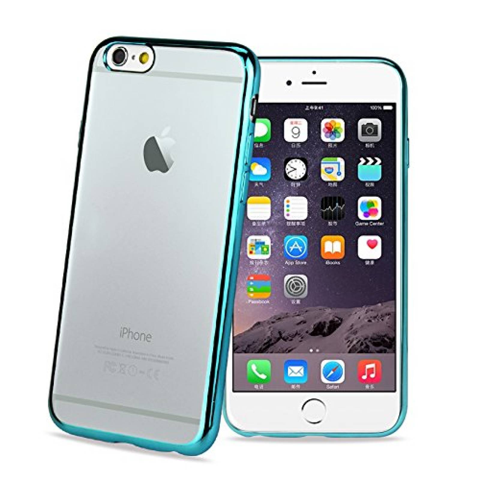 Funda Reiko Bumper TPU Case for iPhone 6/6S/7 plue 5.5IN Shiny Blue