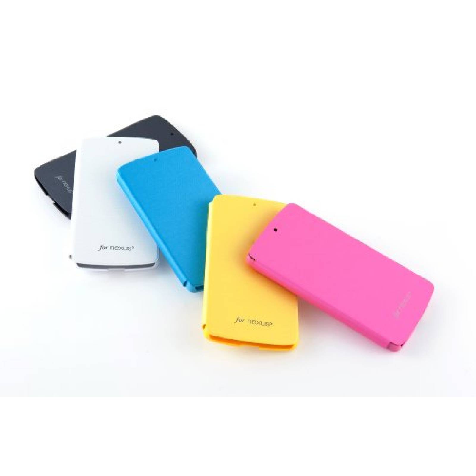 Funda VOIA Funda Flip Cover de Primera para Google Nexus ul Celeste