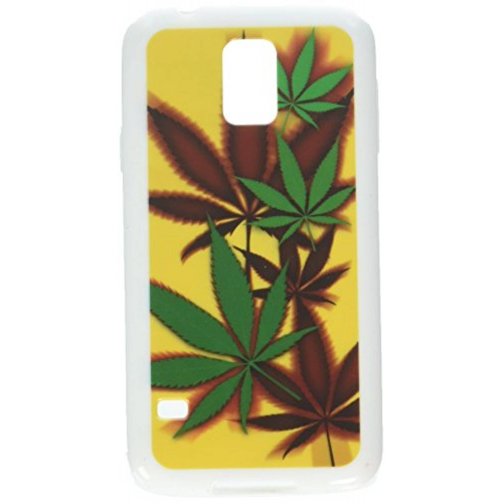 Funda MyBat Gummy Cover for Samsung Galaxy S5 - Retail P olid White