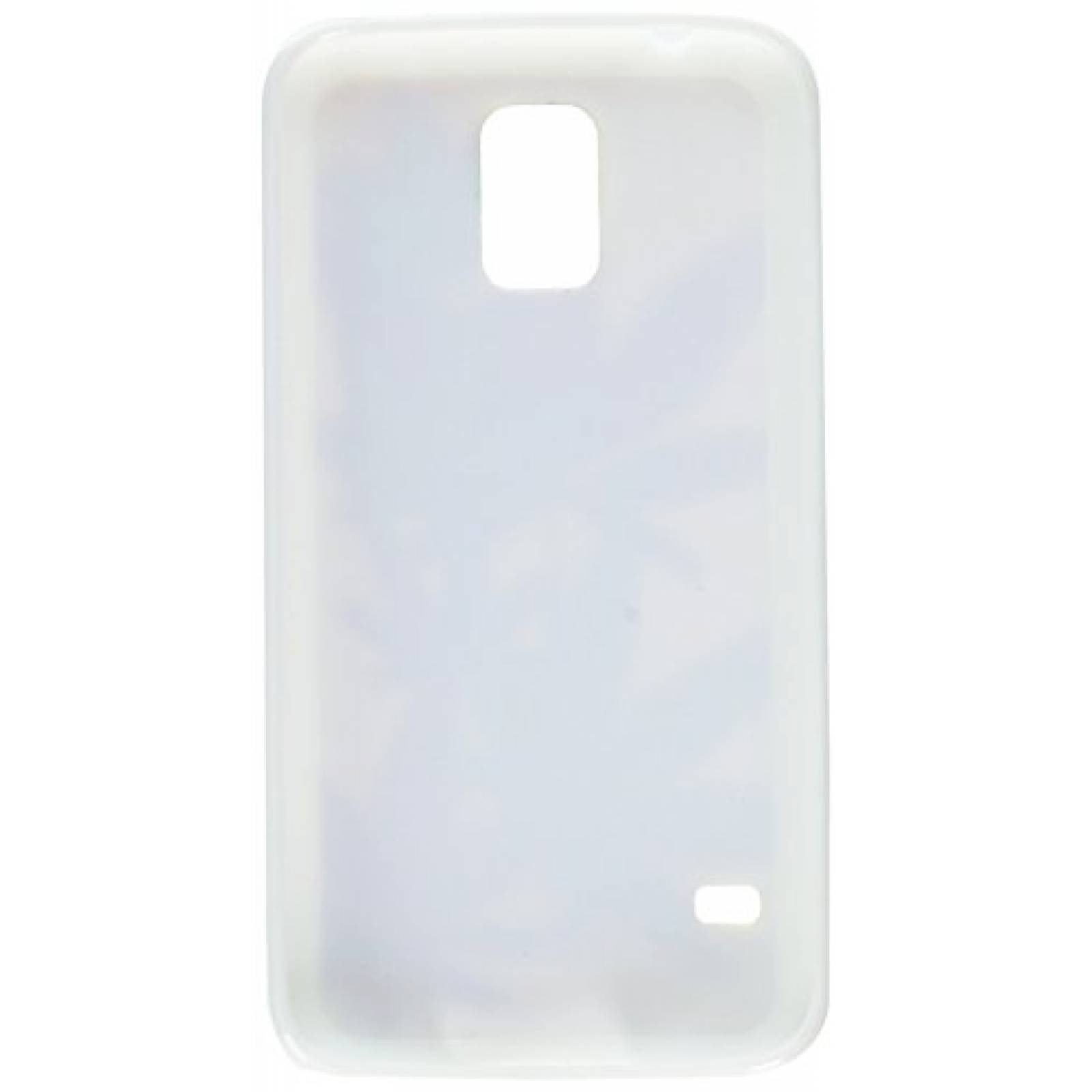 Funda MyBat Gummy Cover for Samsung Galaxy S5 - Retail P olid White