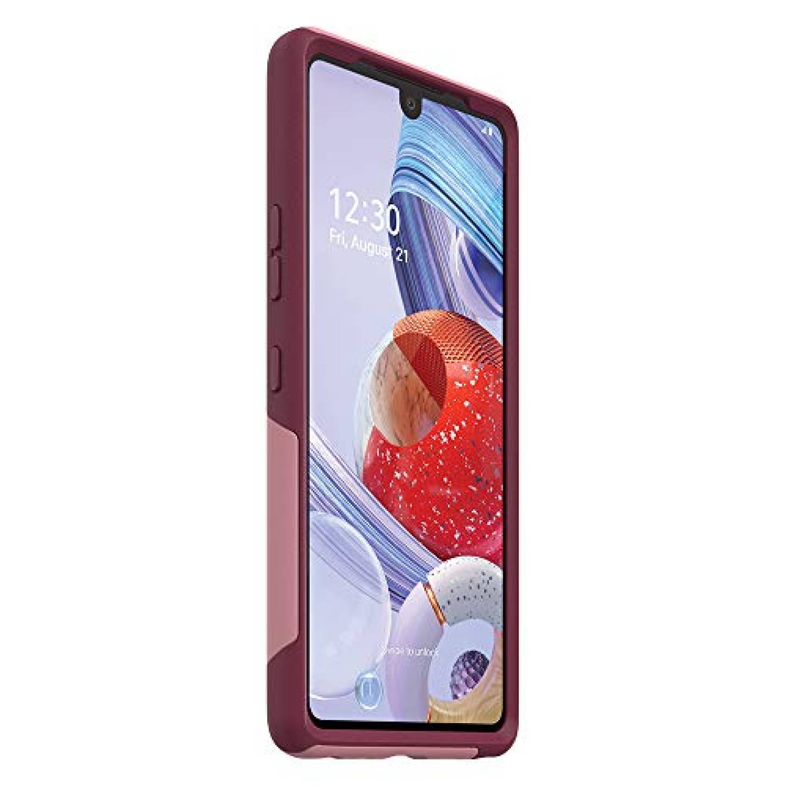 Funda Otterbox Commuter Lite Series Case for Lg Stylo 6  /Red Plum)