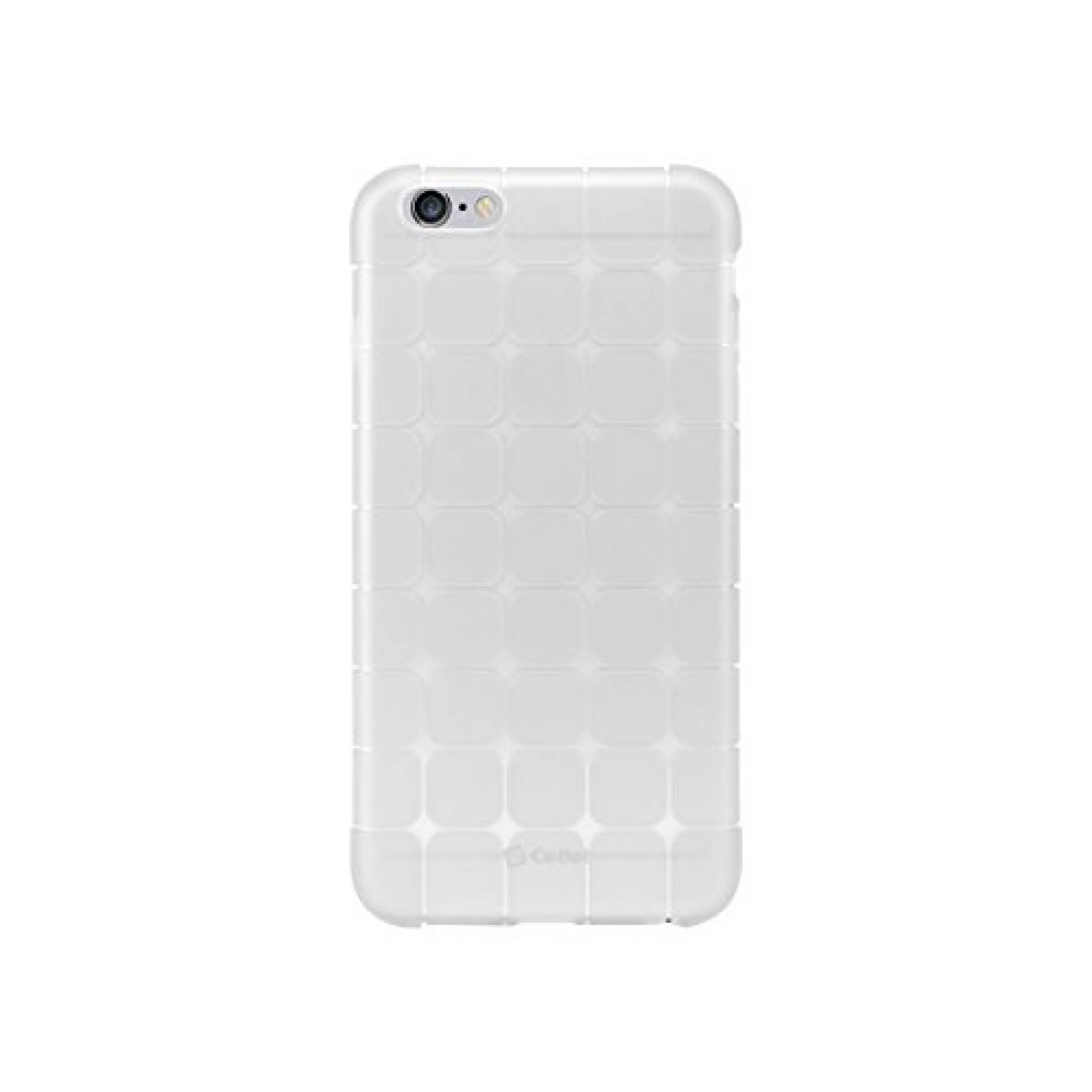 Funda cellet Square Grid Slim Flexi Case for iPhone 6 Pl ng - Clear