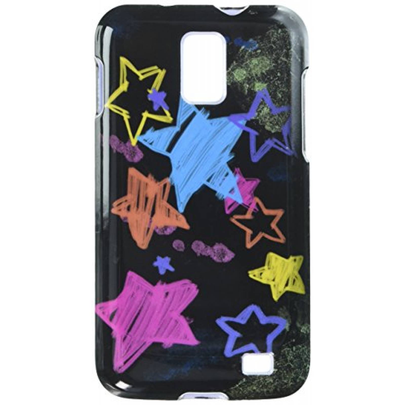 Funda MYBAT - Carcasa para Samsung Galaxy S2, diseño de tar Black)