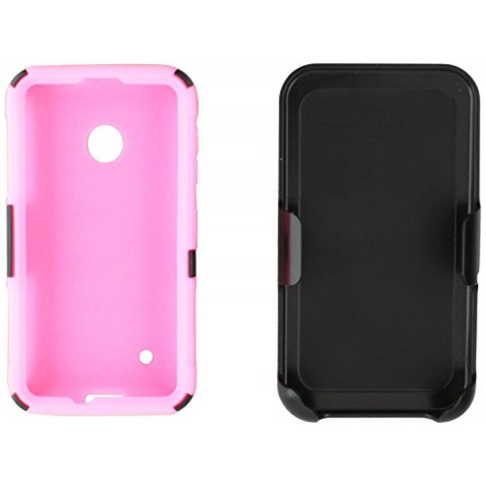 Funda Zizo Nokia Lumia 530 Armadura Resistente Estilo 2  Rosa/Negro
