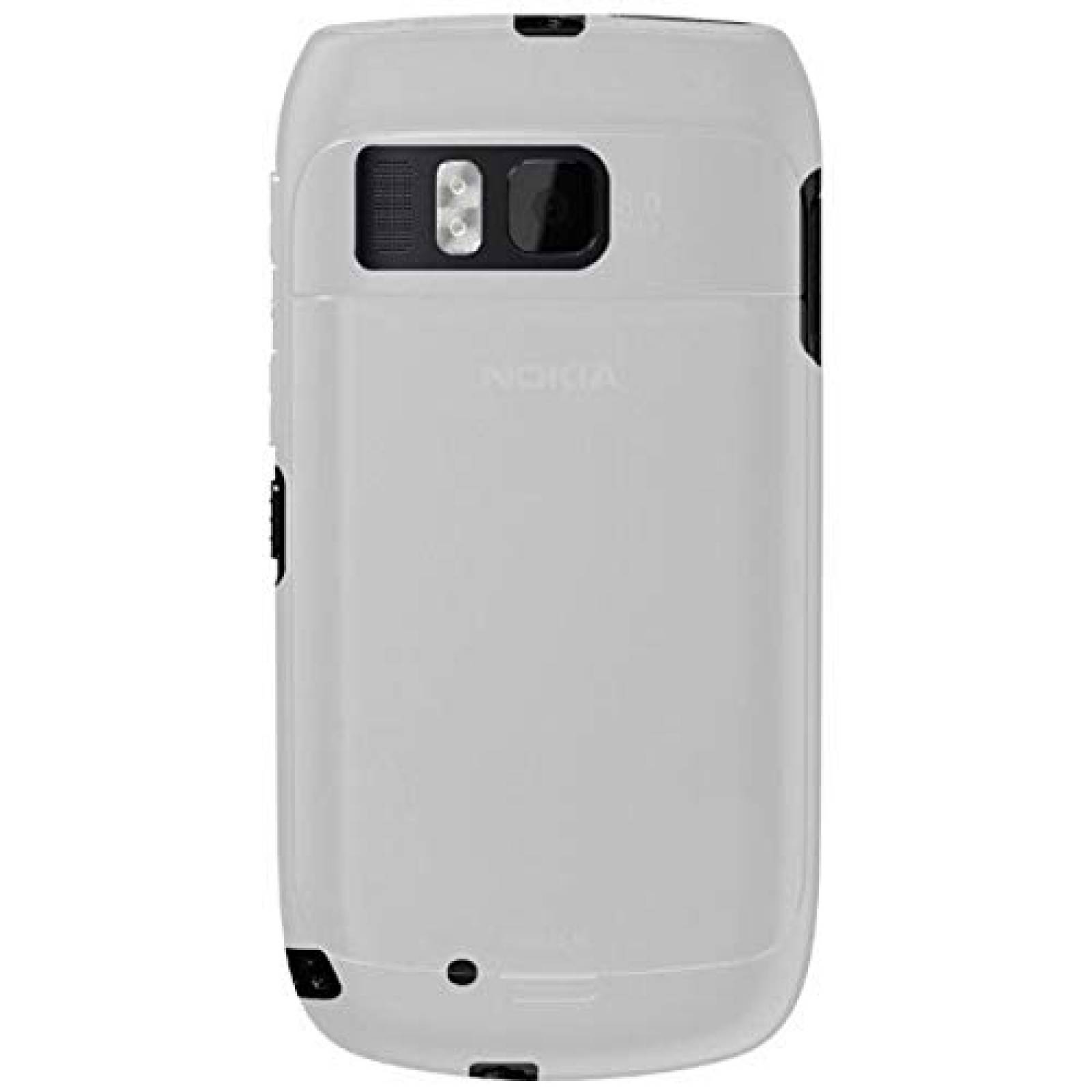 Funda Amzer Soft Gel TPU Gloss Skin Case for Nokia E6-00 ing - Clea