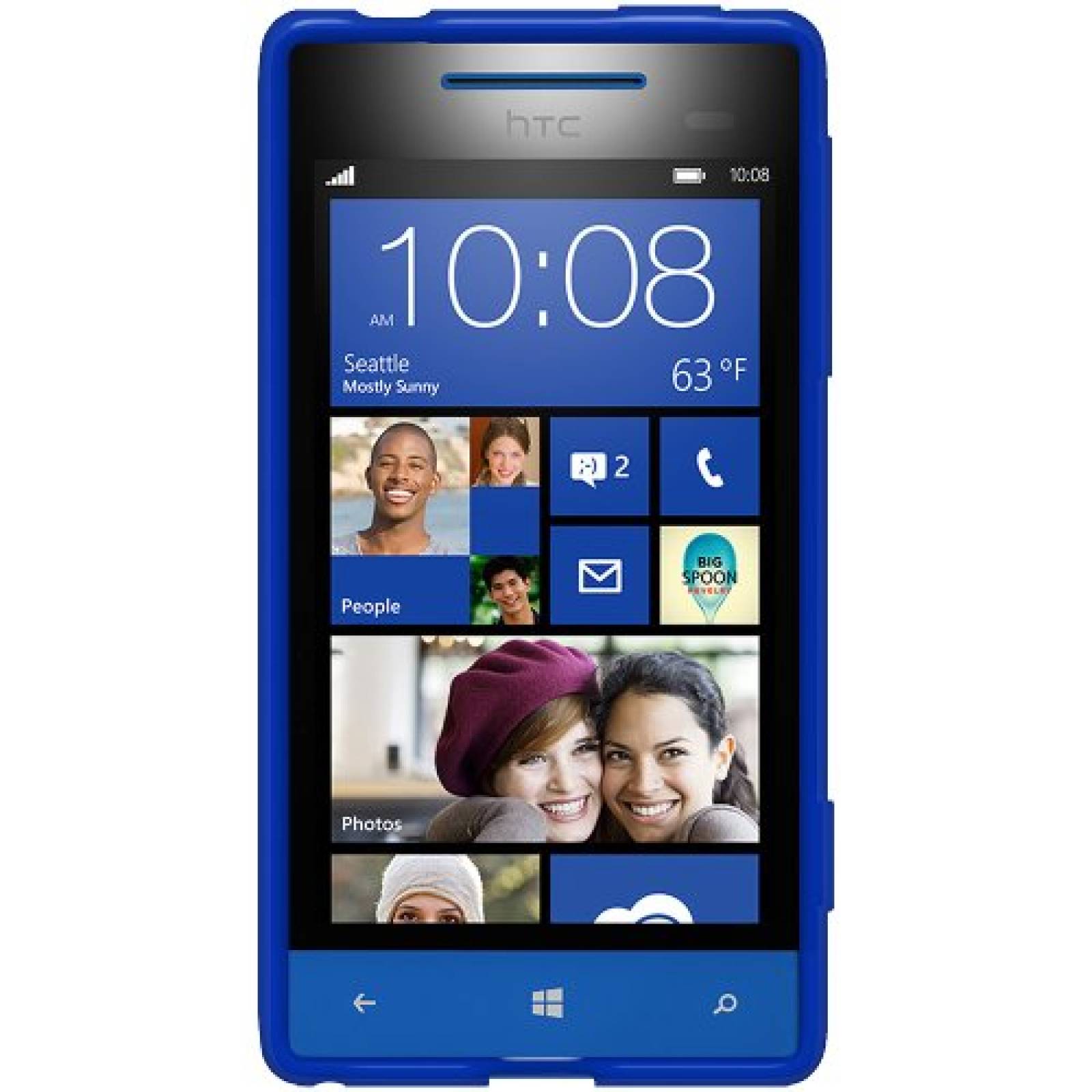 Funda Amzer AMZ95479 Soft Gel Hybrid TPU Case Cover for  ucent Blue