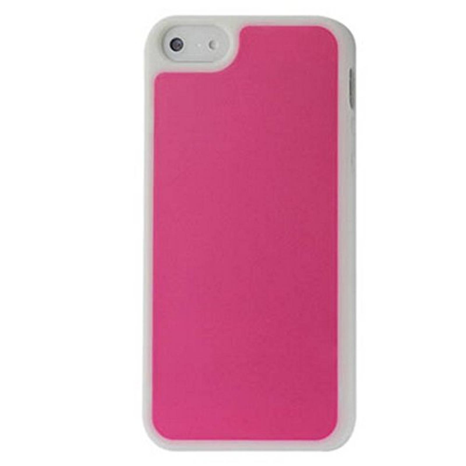 Funda Reiko Protector Cover Pc Plus Tpu for iPhone 5 Rou Pink/White