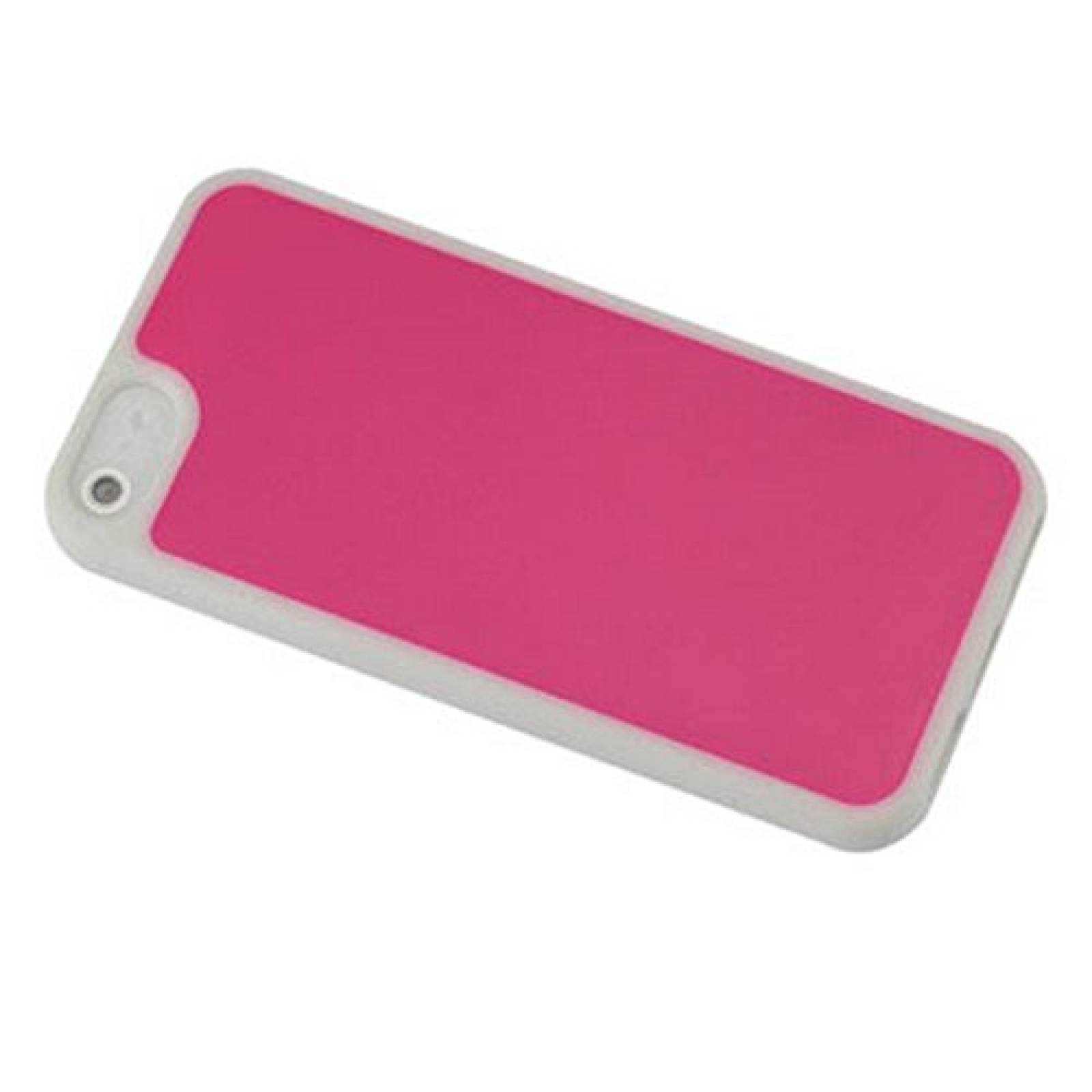 Funda Reiko Protector Cover Pc Plus Tpu for iPhone 5 Rou Pink/White