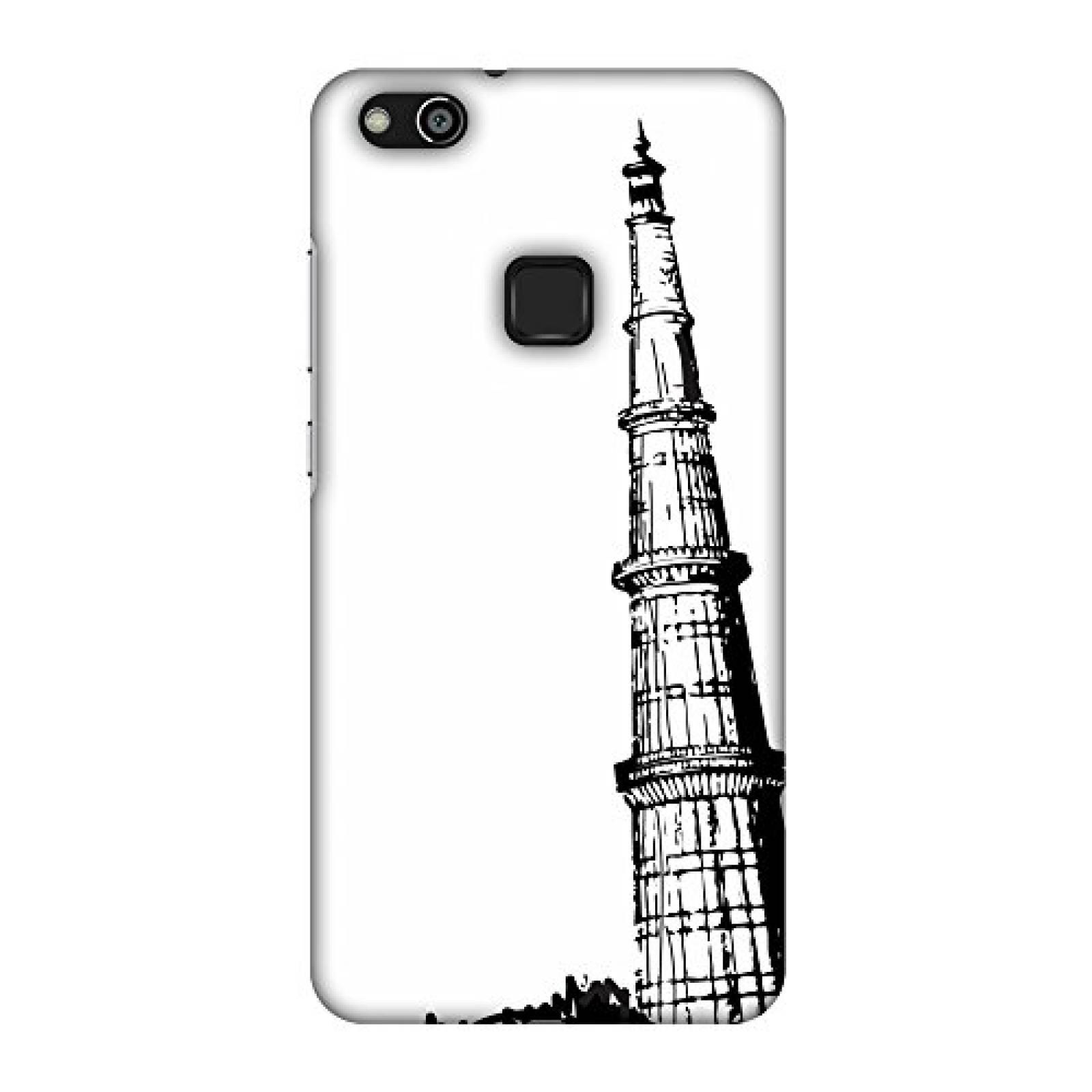 Funda Amzer - Carcasa rígida para Huawei P10 Lite, diseñ co y Negro