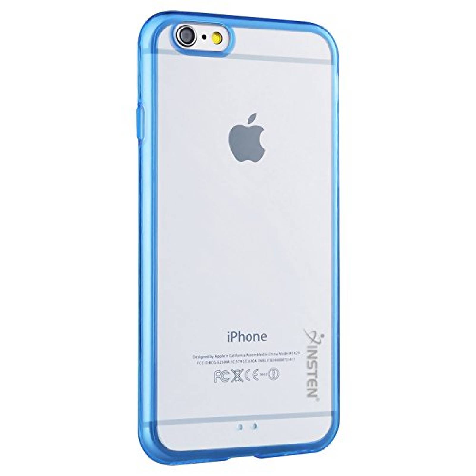 Funda INSTEN iPhone 6 Funda, Snap-In Bumper Funda Compat rente/Azul