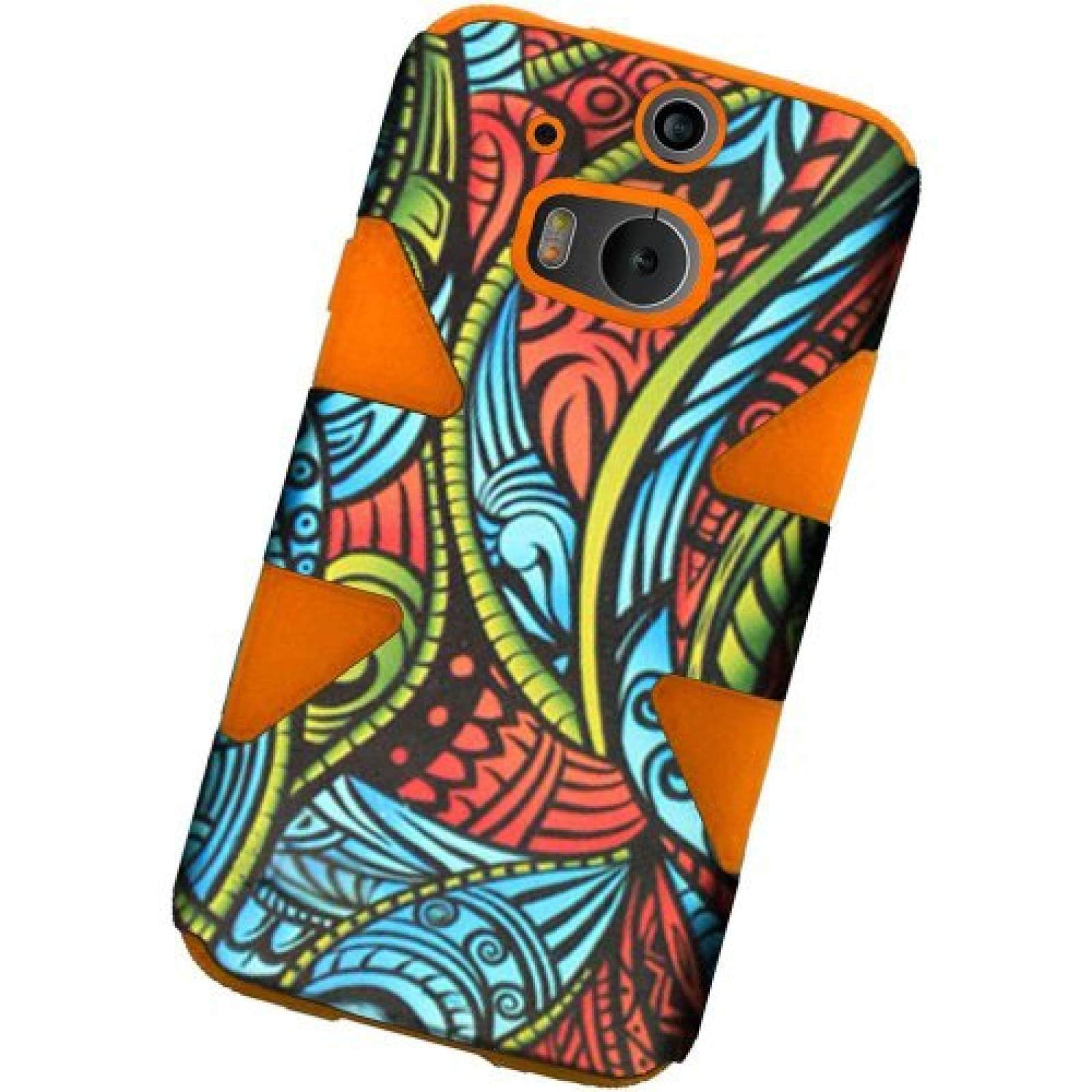 Funda HRWireless Dynamic Slim Hybrid Case for HTC One M8 rls/Orange