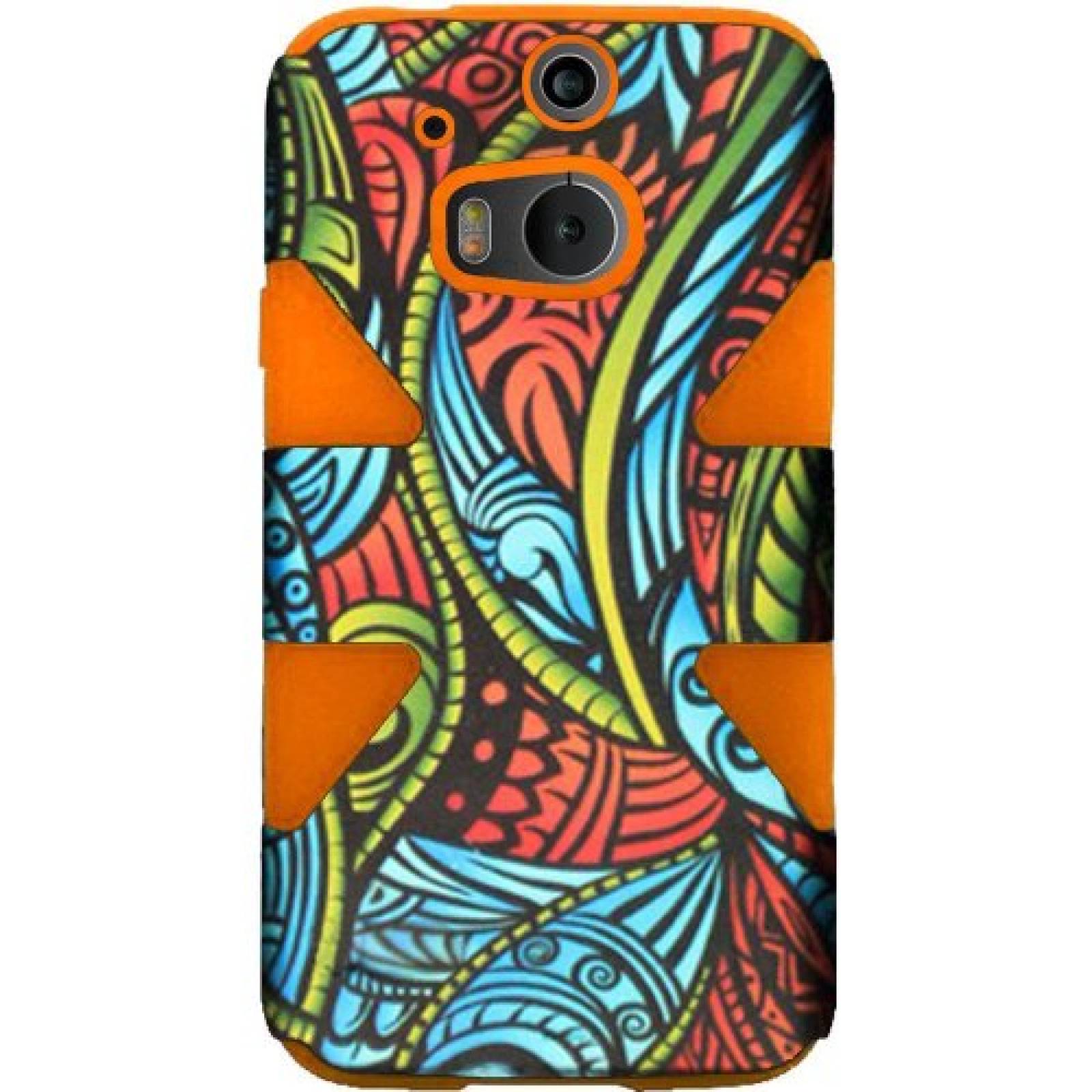 Funda HRWireless Dynamic Slim Hybrid Case for HTC One M8 rls/Orange