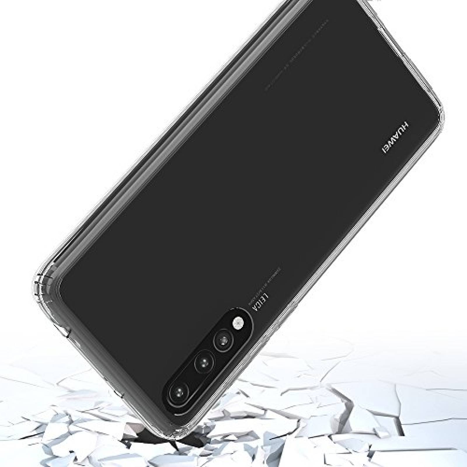 Funda Idenmex Funda Case para Huawei P20 Pro, Acrílico R ansparente