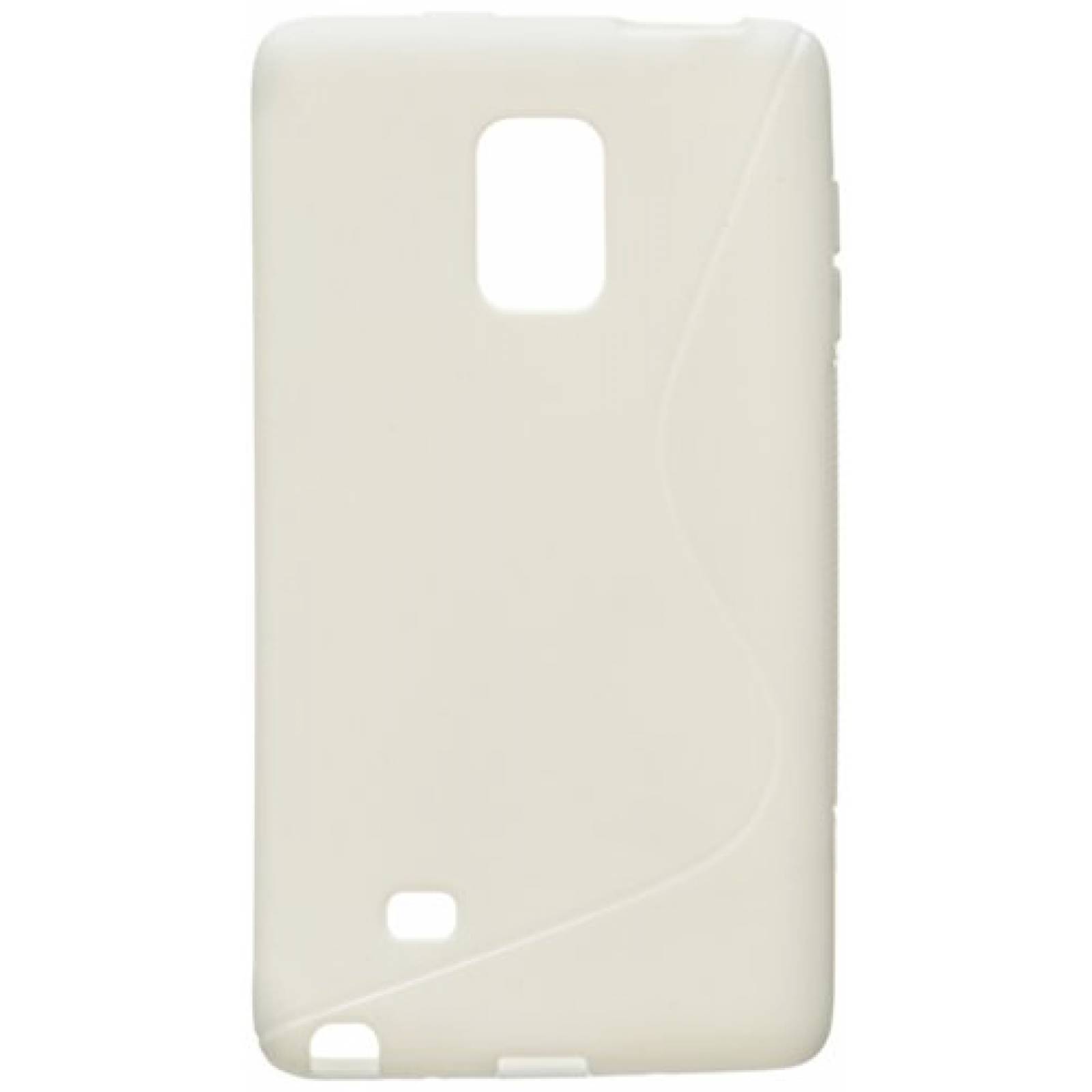 Funda JUJEO S Shape TPU Gel Case for Samsung Galaxy Note ng - White