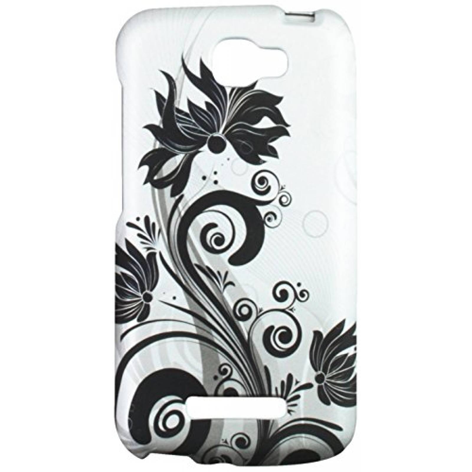 Funda Zizo Alcatel One Touch Feroz 2 7040T rígida recubi egro vides