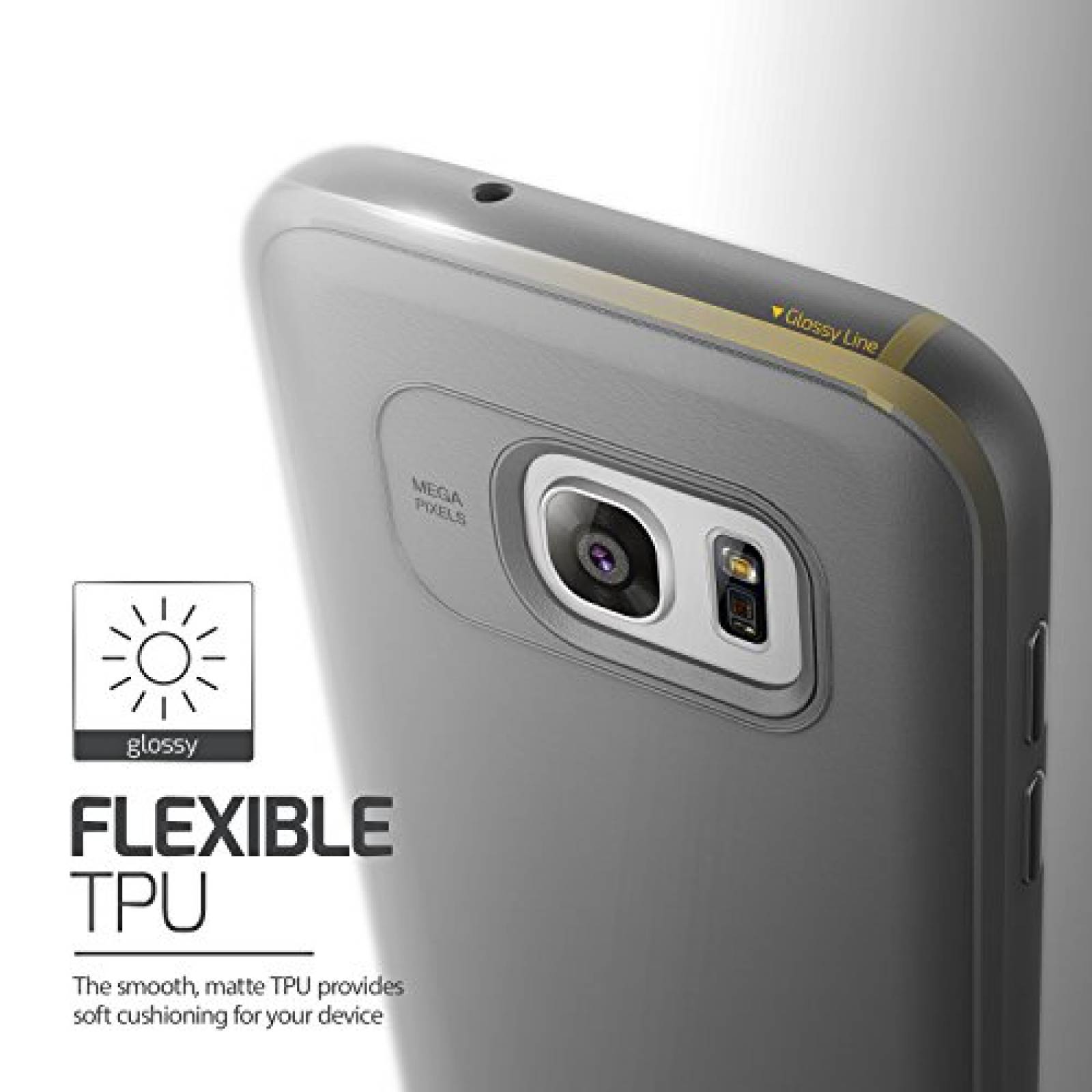 Funda Verus Galaxy S7 Case, VRS Design [Single Fit][Smok Samsung S7