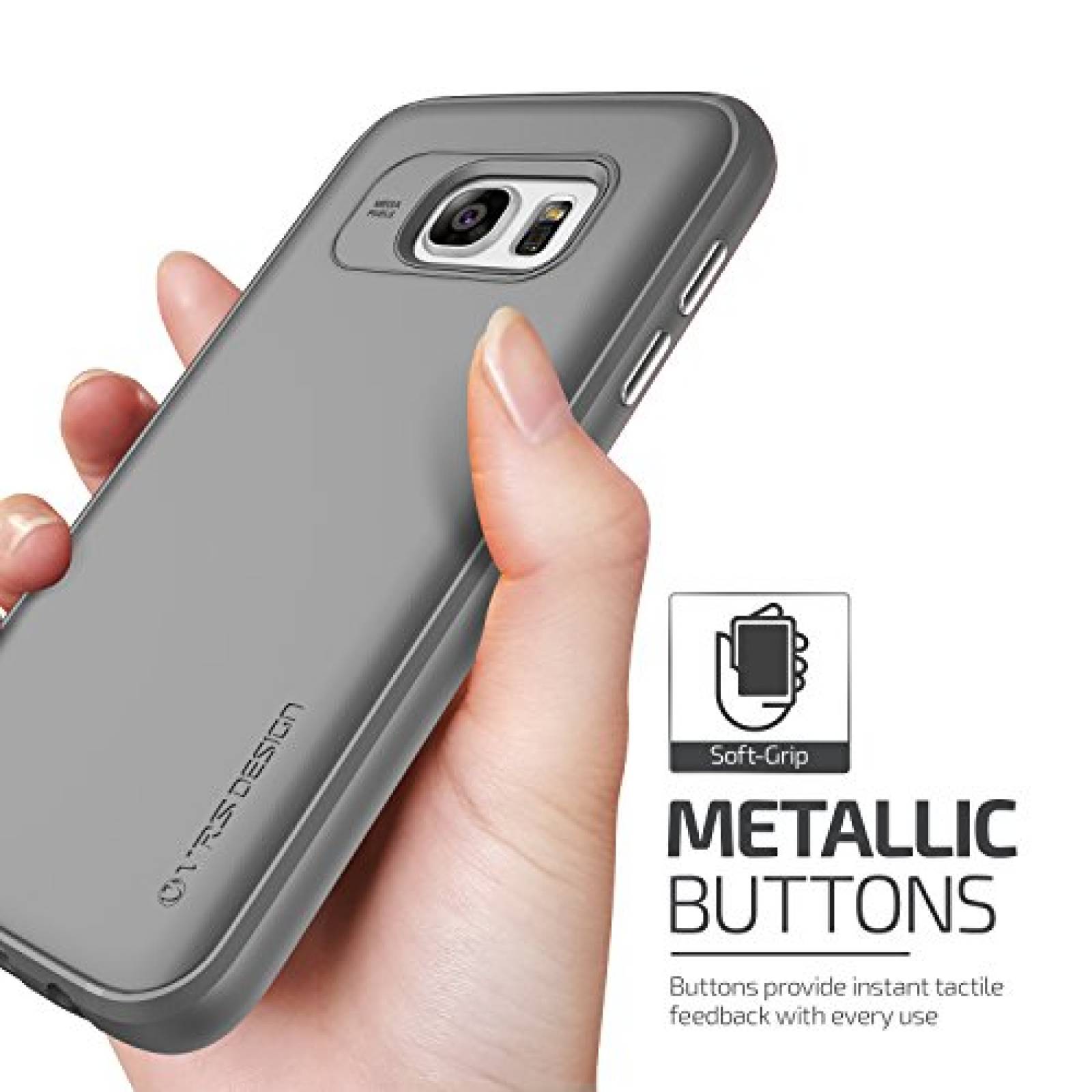 Funda Verus Galaxy S7 Case, VRS Design [Single Fit][Smok Samsung S7