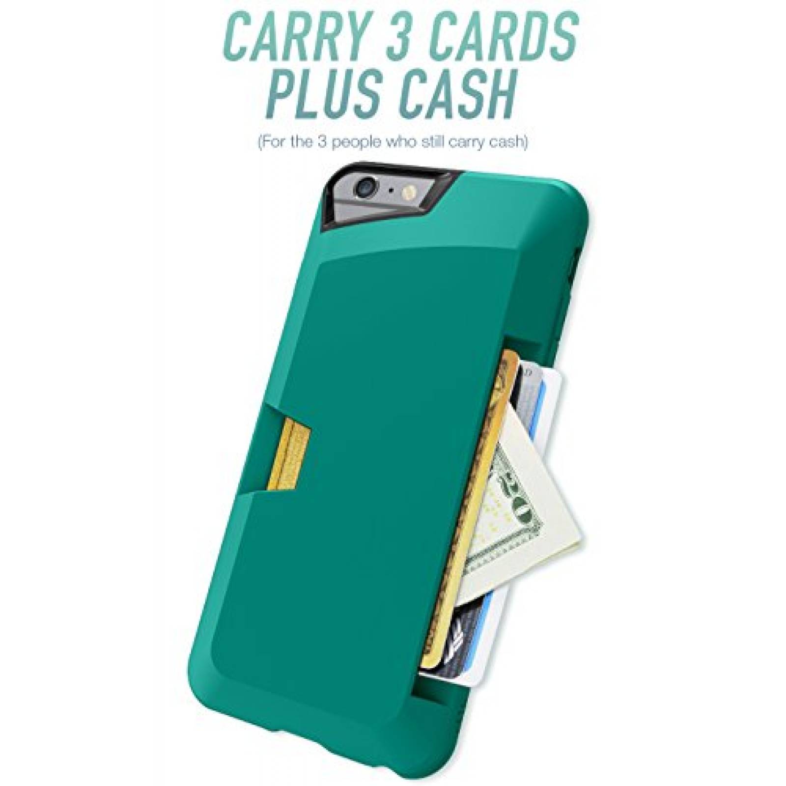 Funda Silk iPhone 6 Plus/6s Plus Wallet Case - VAULT Pro ific Green