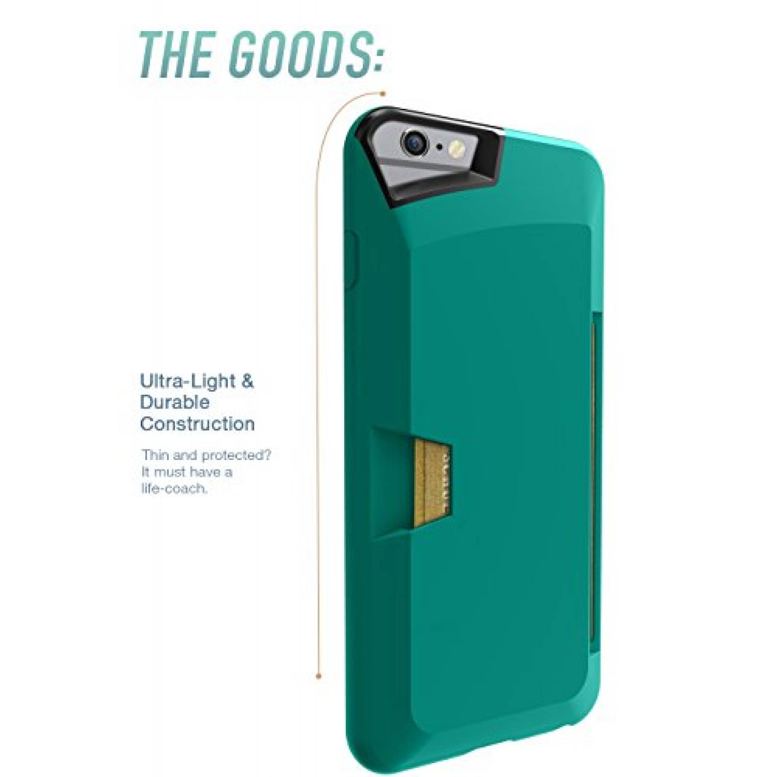 Funda Silk iPhone 6 Plus/6s Plus Wallet Case - VAULT Pro ific Green