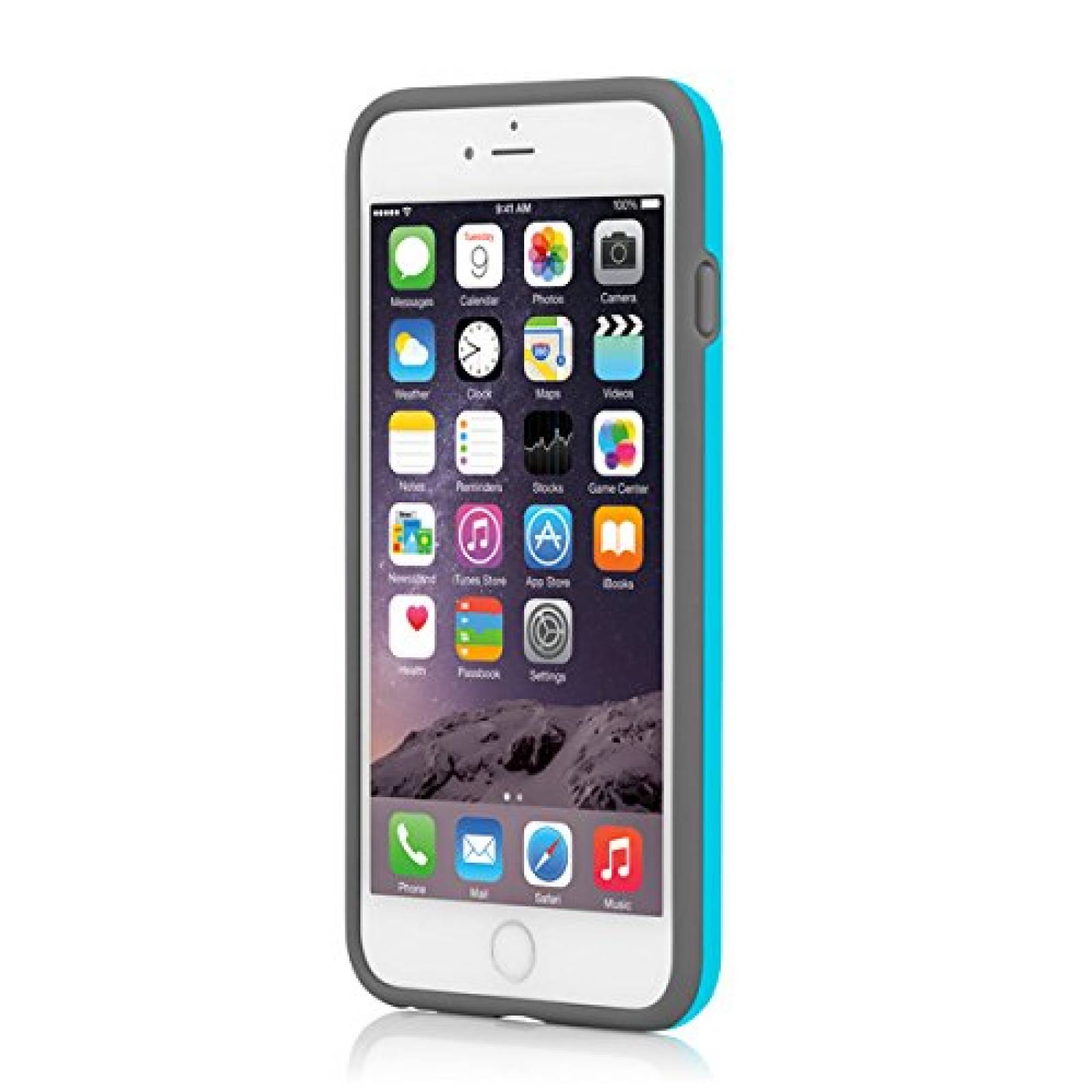 Funda Incipio iPhone 6S Plus Case, Stowaway [Kickstand][  Blue/Gray