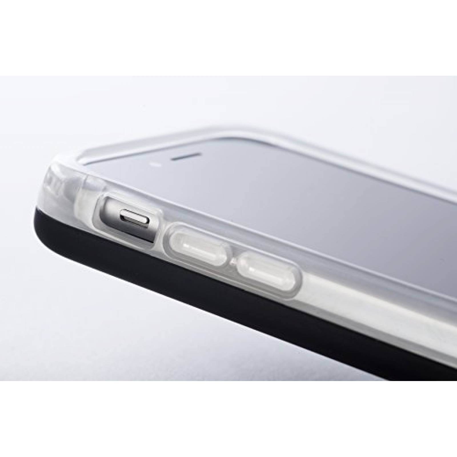 Funda LuMee Two, Carcasa iluminada para teléfono Celular Negro Mate
