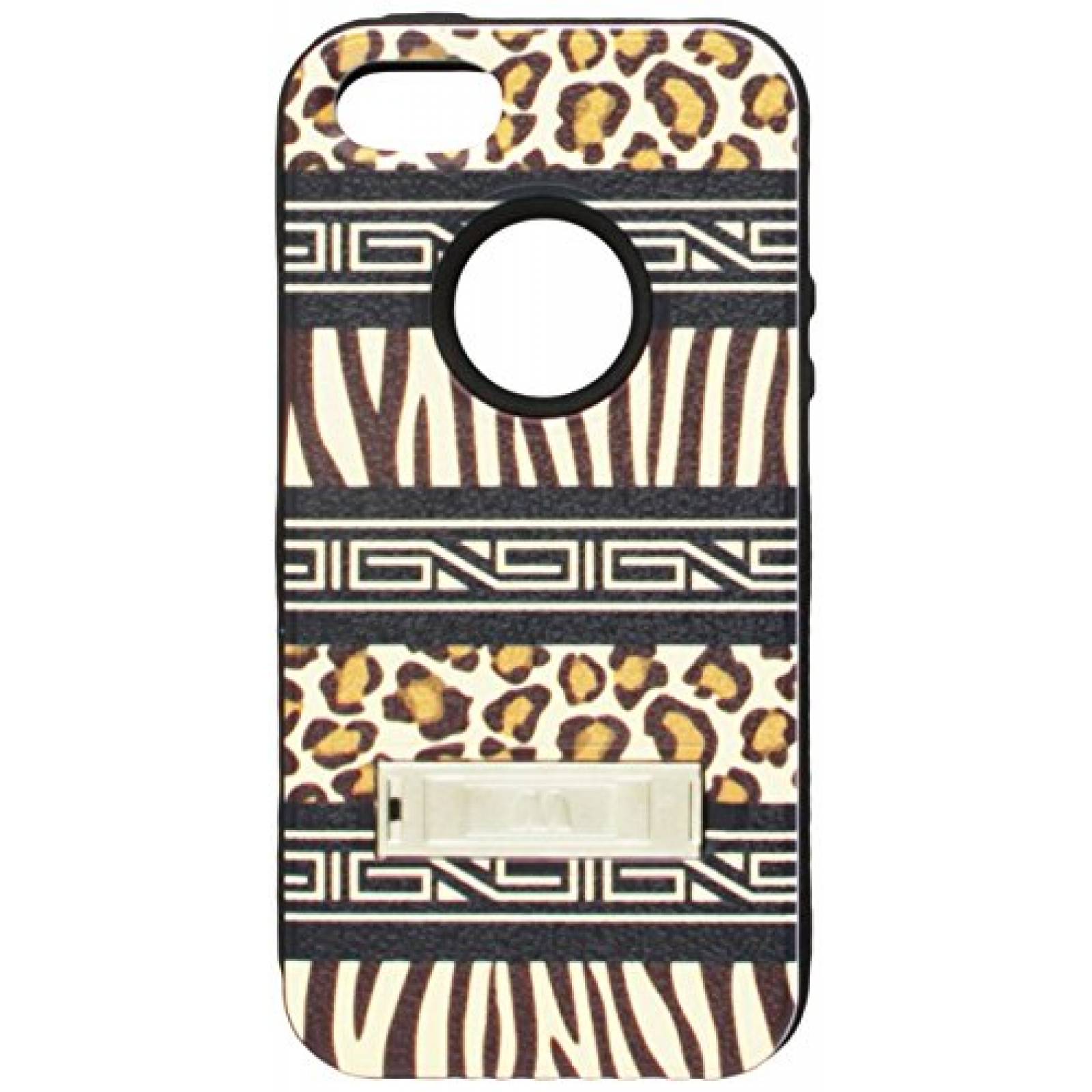 Funda MyBat Verge Hybrid Protector Case Cover with Stand Skin/Black