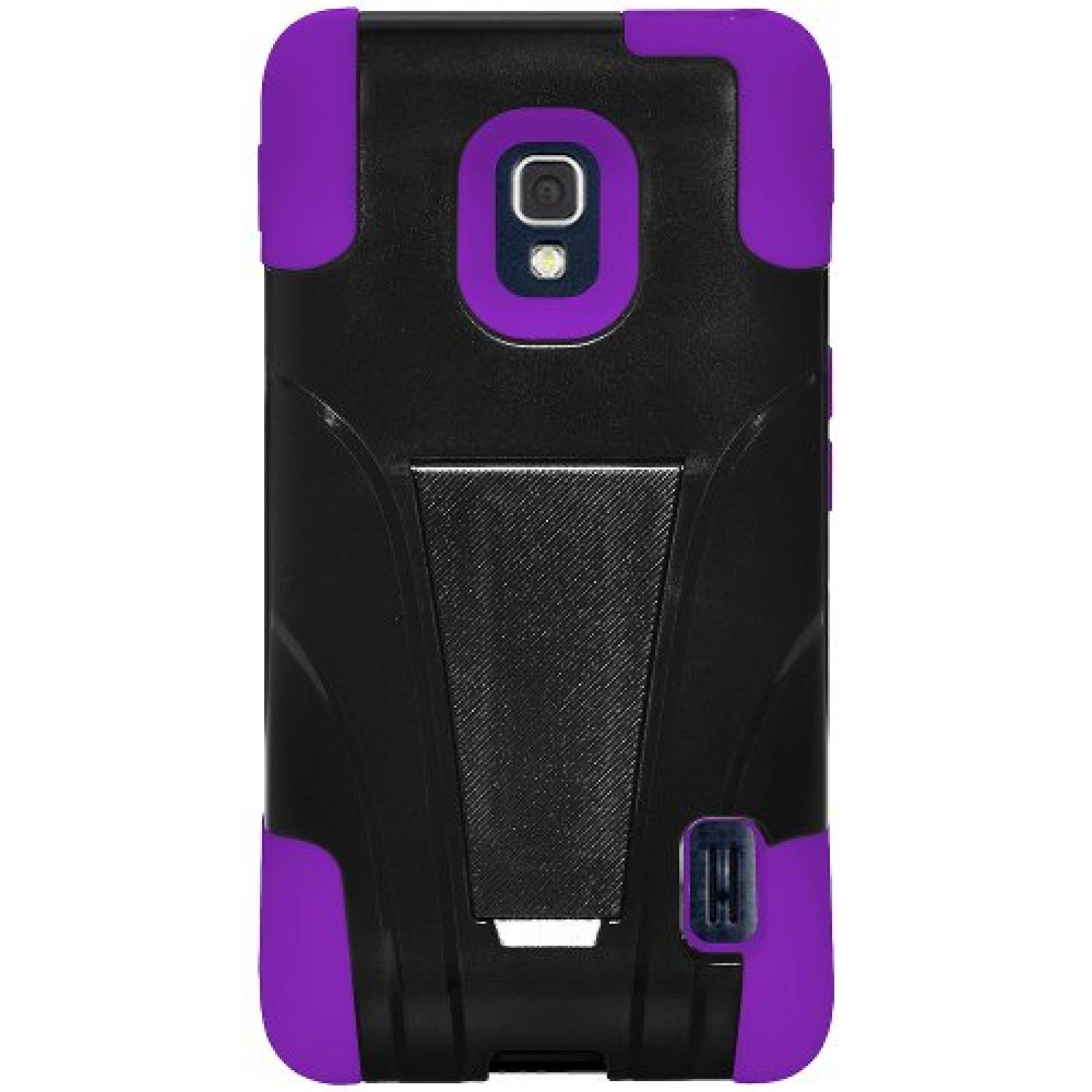 Funda Amzer AMZ96293 Double Layer Hybrid Case Cover with ark Purple