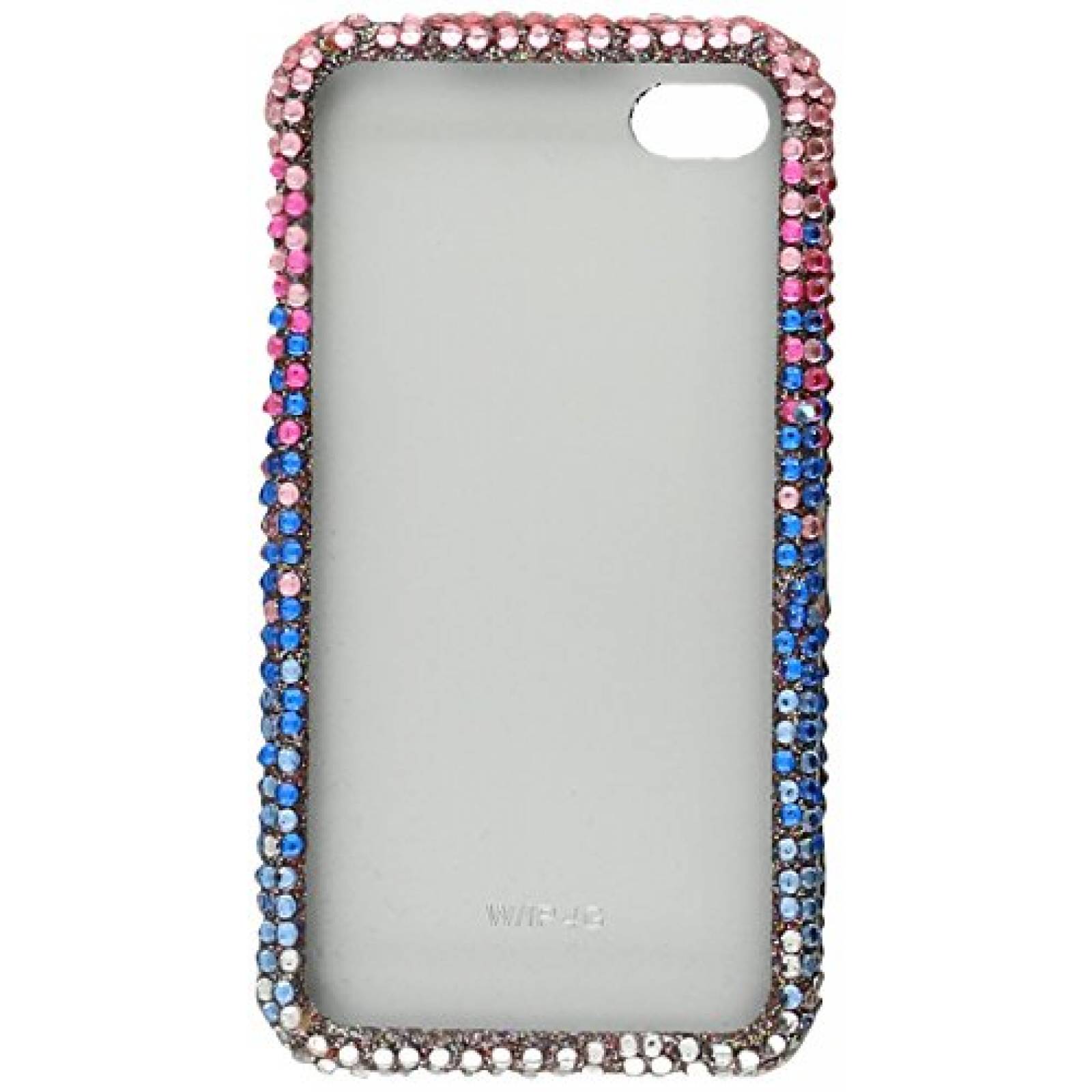 Funda Reiko DPC-IPHONE4S-33 Premium Durable Designed Sna  Pink/Blue
