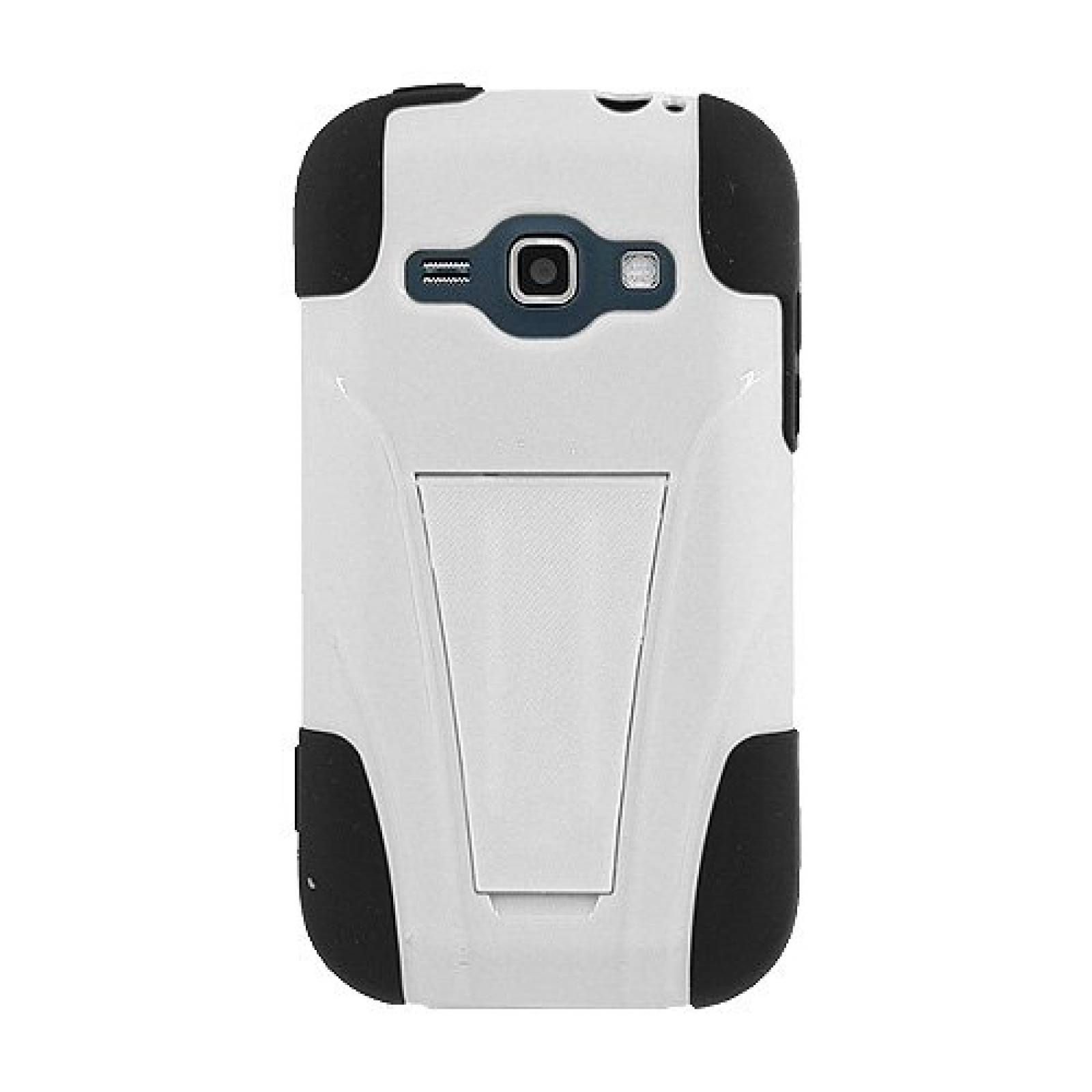 Funda Amzer AMZ96178 Double Layer Hybrid Case Cover with lack/White