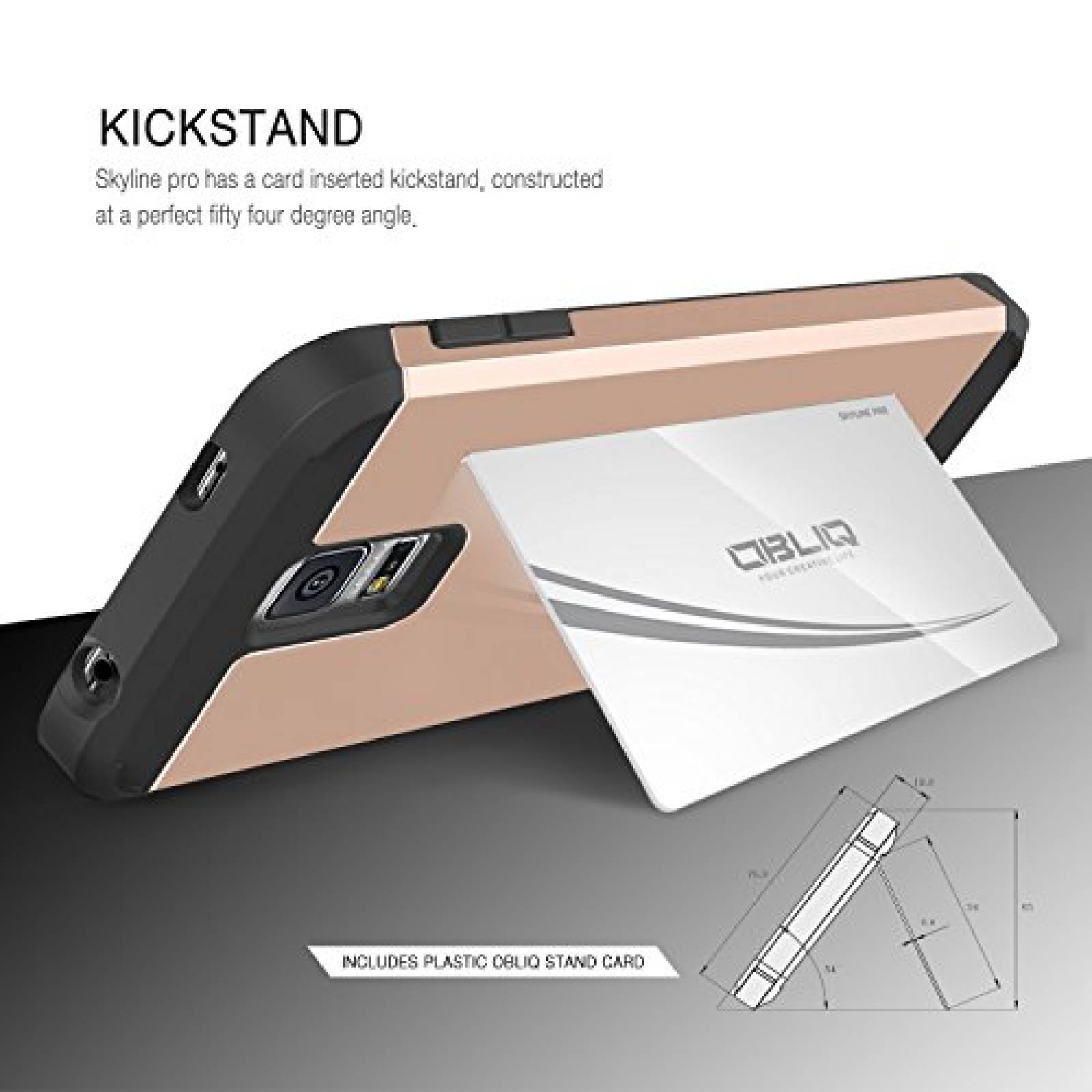 Funda Obliq Skyline Pro Carcasa para Galaxy S5 con Escud oble Capa)