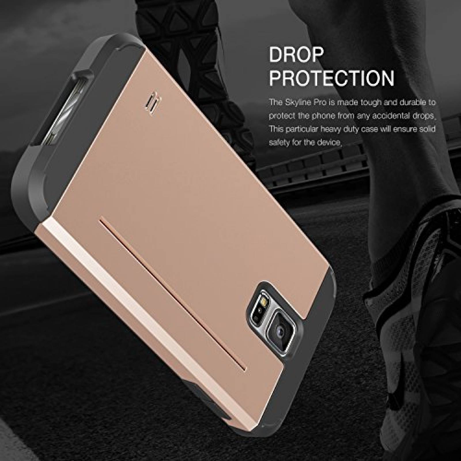 Funda Obliq Skyline Pro Carcasa para Galaxy S5 con Escud oble Capa)