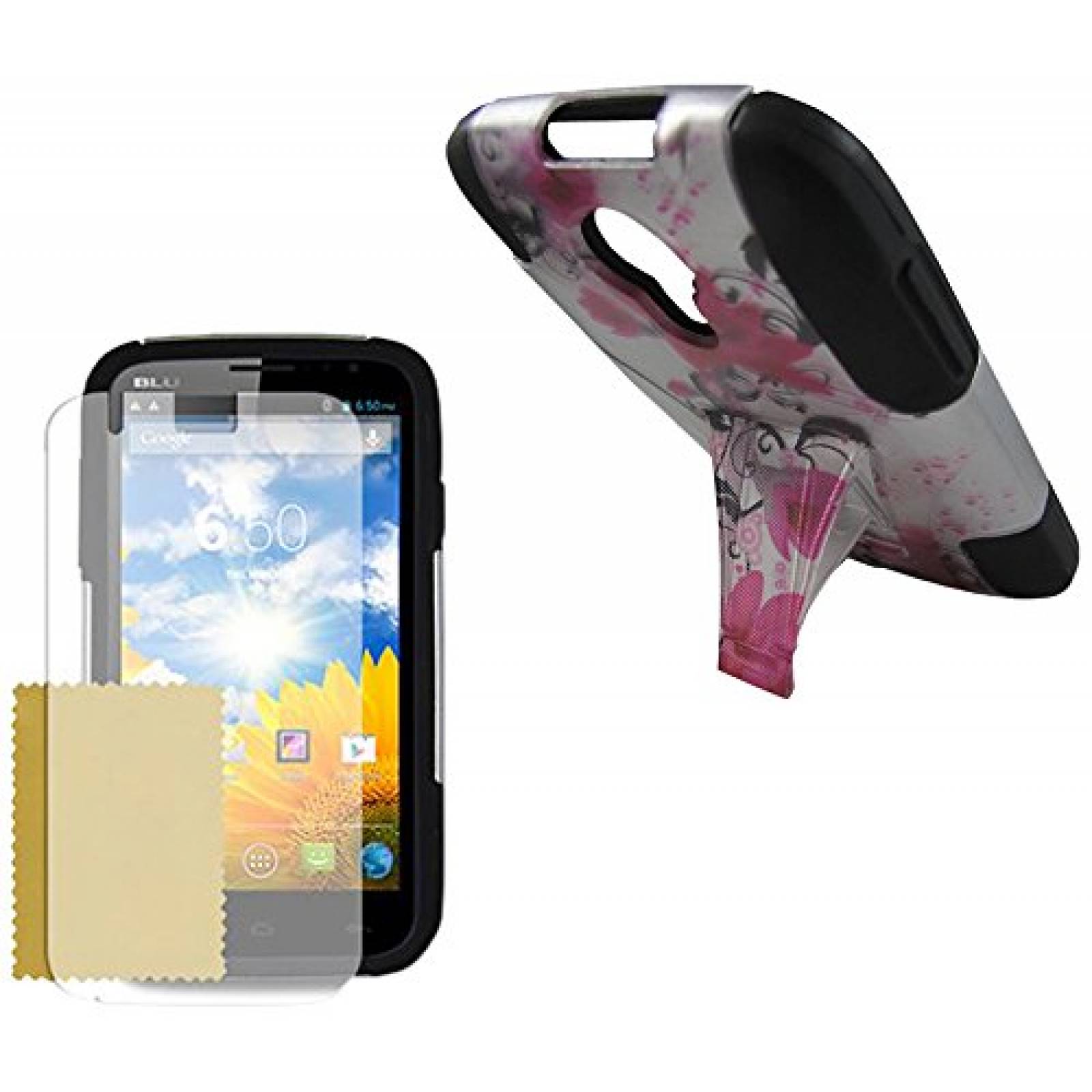 Funda Maxtron Hybrid Armor protector teléfono cubierta f ucena rosa