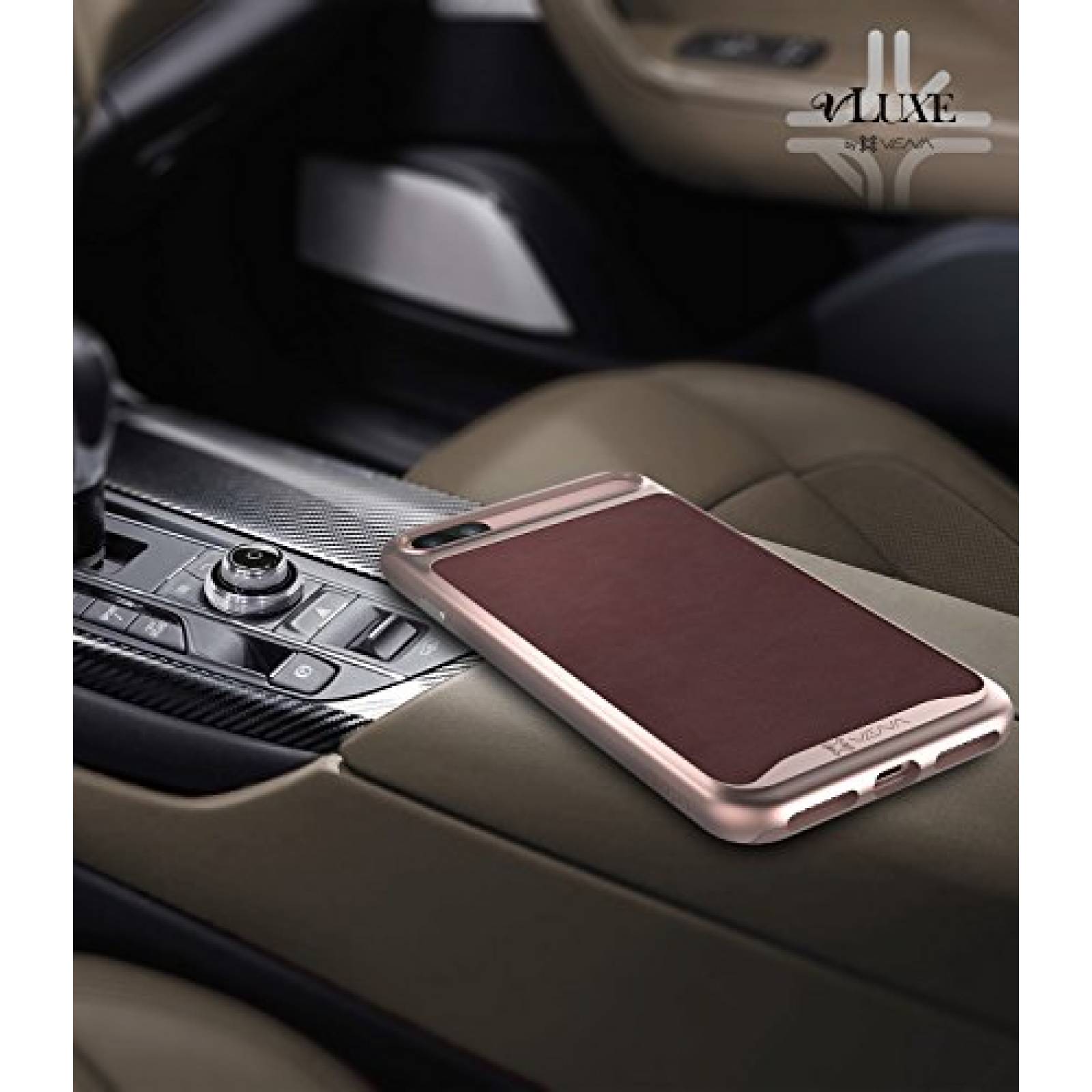 Funda VENA VLuxe - Funda Doble para iPhone 7 Plus (5.5") /Rose Gold