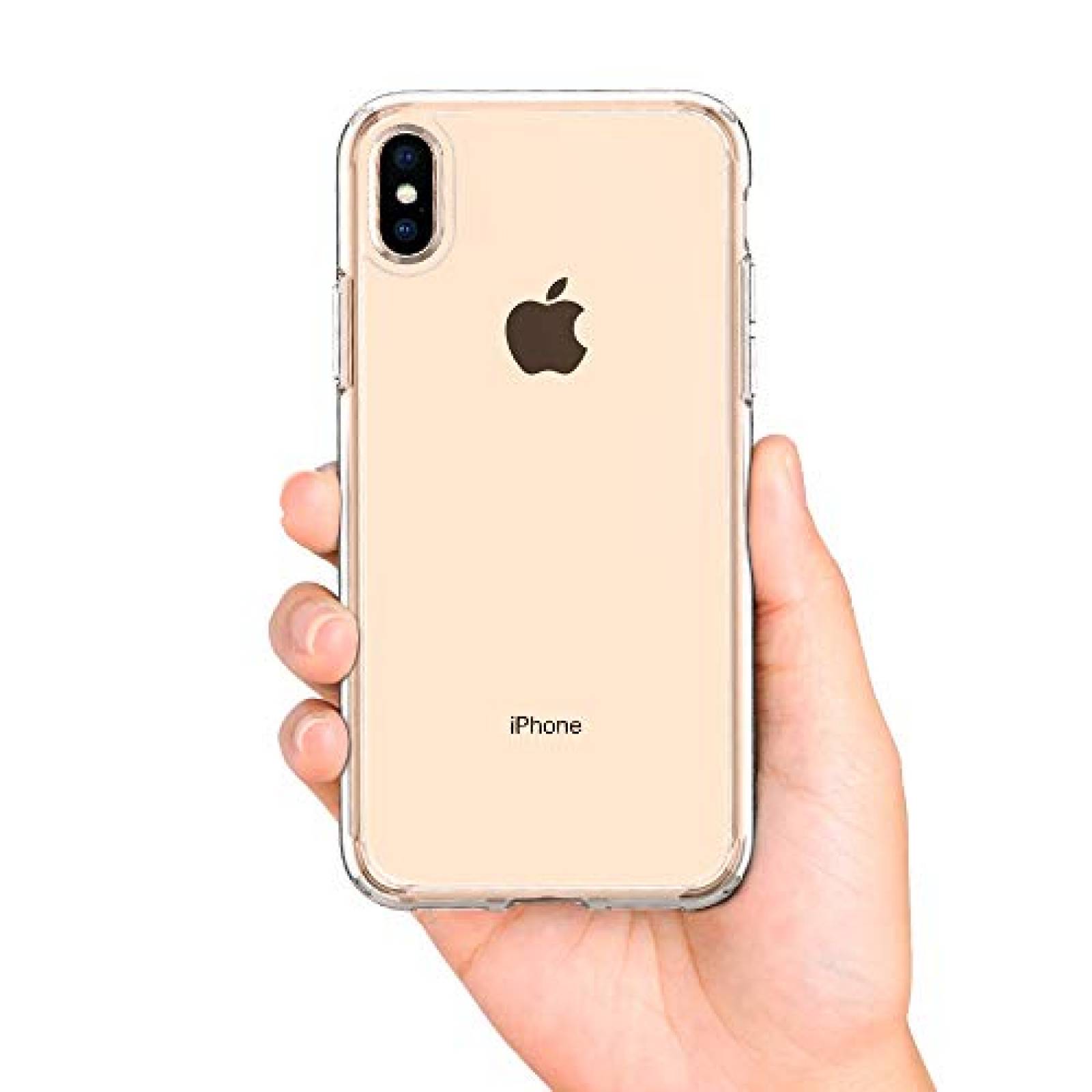 Funda iPhone X funda, iPhone 10 funda, Spigen Ultra Hybr stal Clear