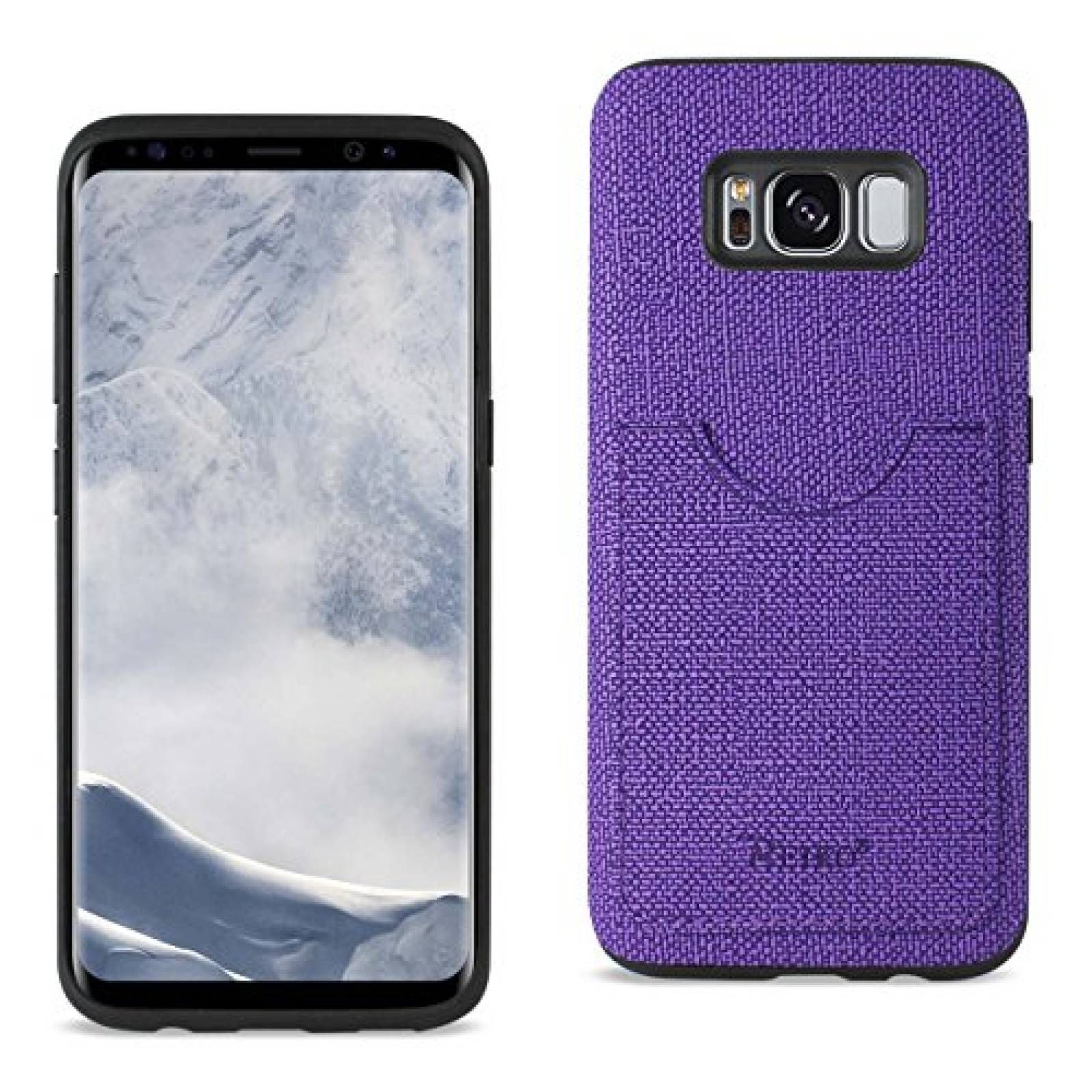 Funda Reiko - Carcasa Protectora para Samsung Galaxy S8 ), Púrpura