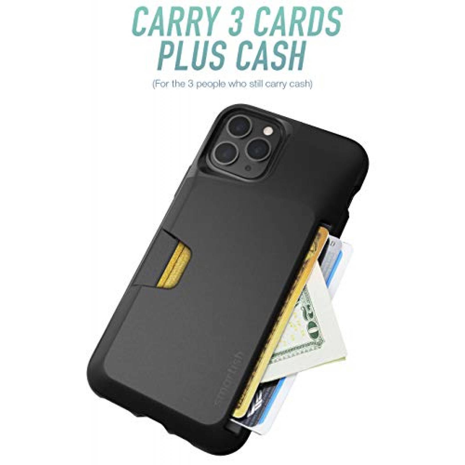 Funda Smartish Funda Tipo Cartera para iPhone 11 Pro  Mo Tie Affair