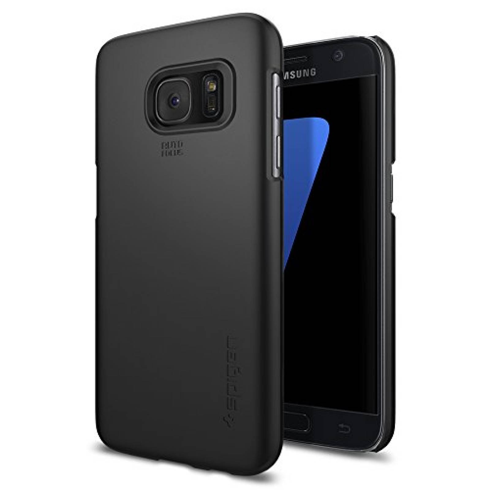 Funda Spigen Thin Fit Galaxy S7 Funda con SF con Revesti olor Negro