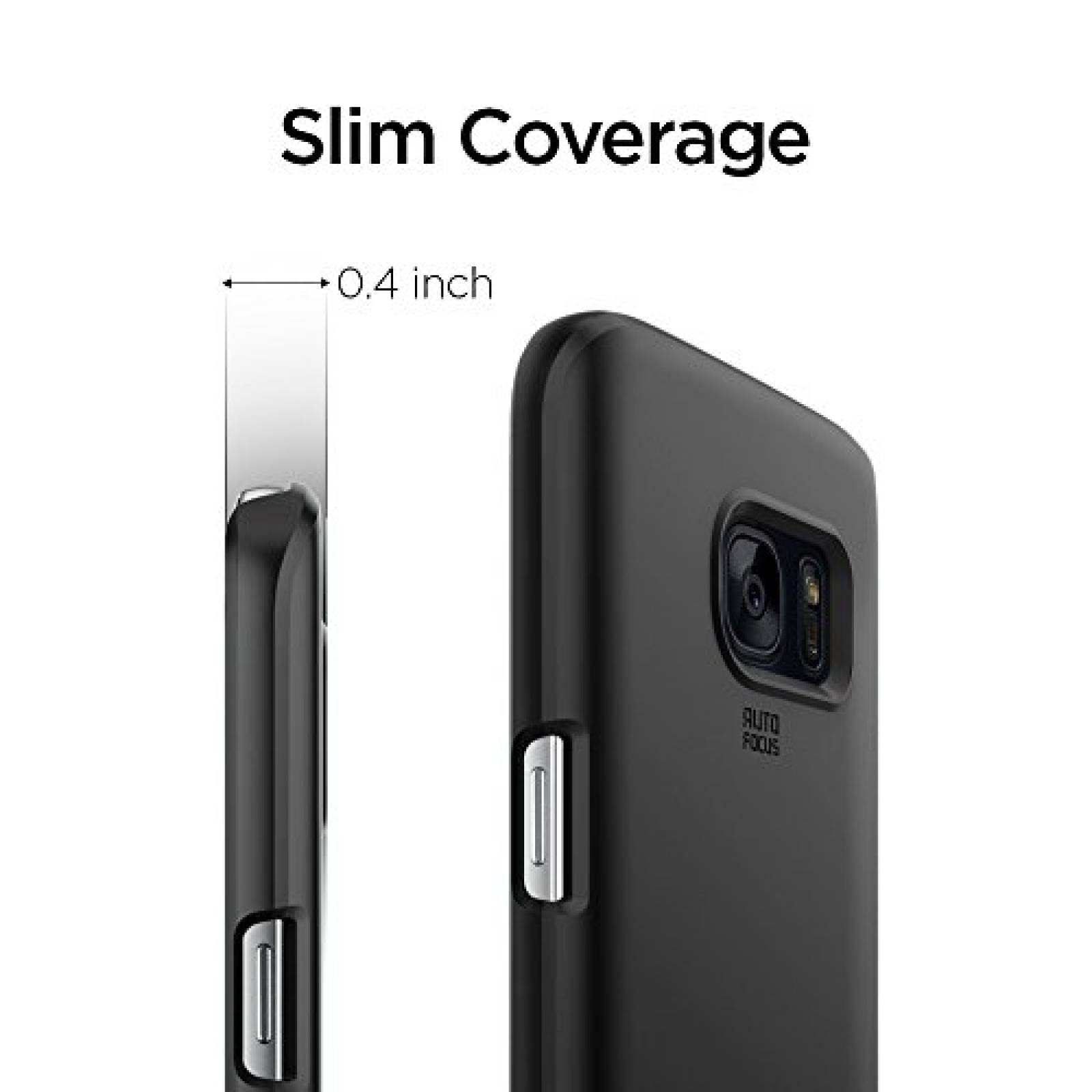 Funda Spigen Thin Fit Galaxy S7 Funda con SF con Revesti olor Negro