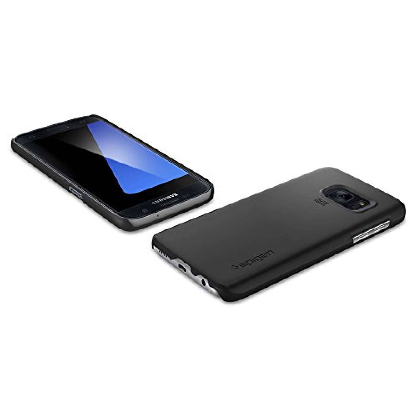 Funda Spigen Thin Fit Galaxy S7 Funda con SF con Revesti olor Negro