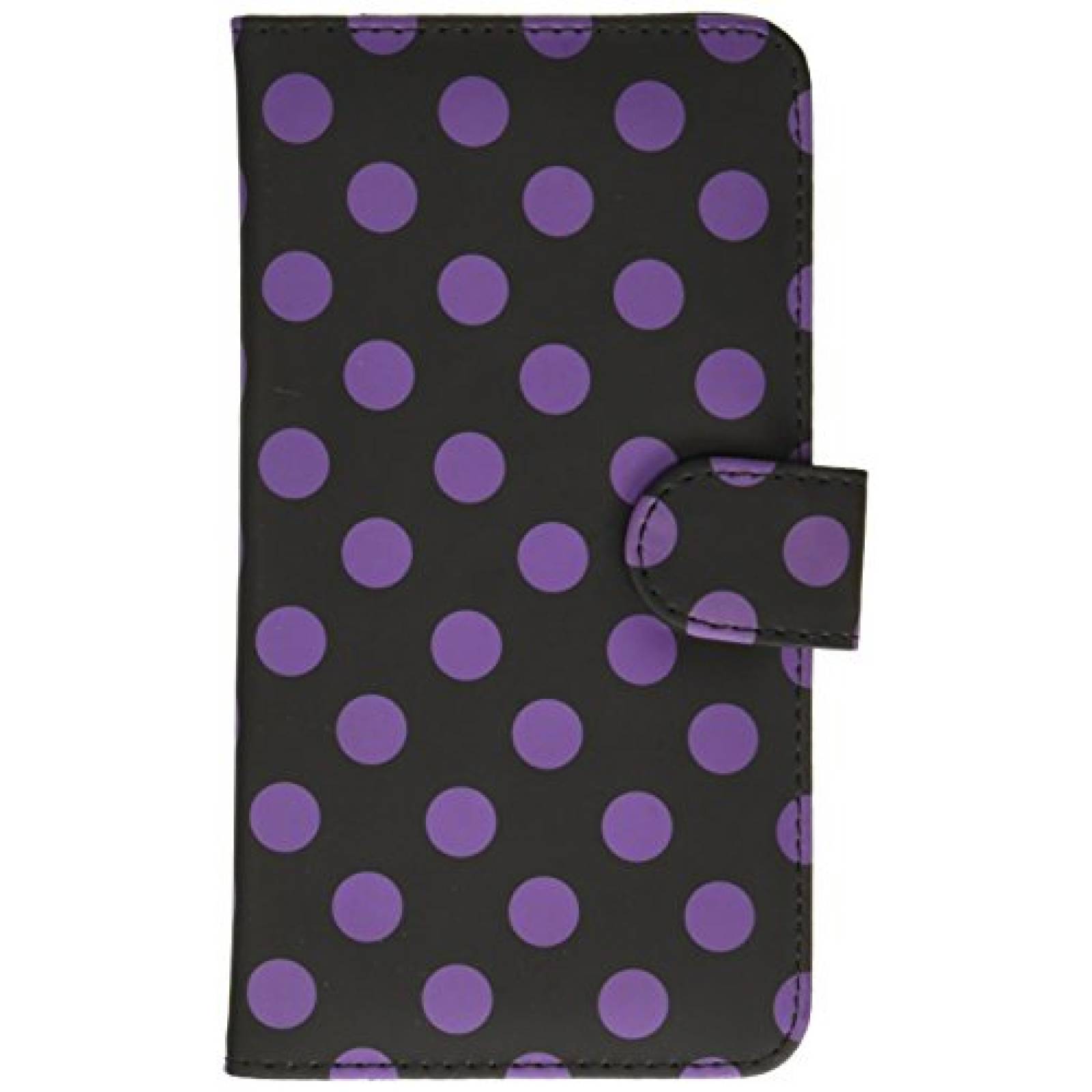 Funda i-Blason iPhone 7 Plus Case, Leather [Wallet Case] al-Purple)