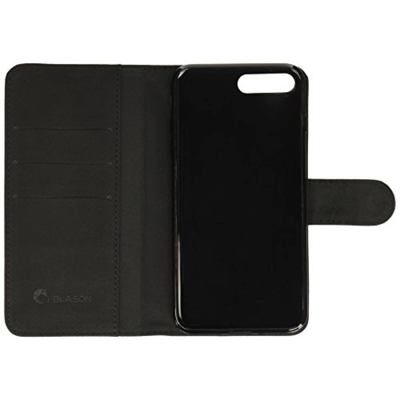 Funda i-Blason iPhone 7 Plus Case, Leather [Wallet Case] al-Purple)