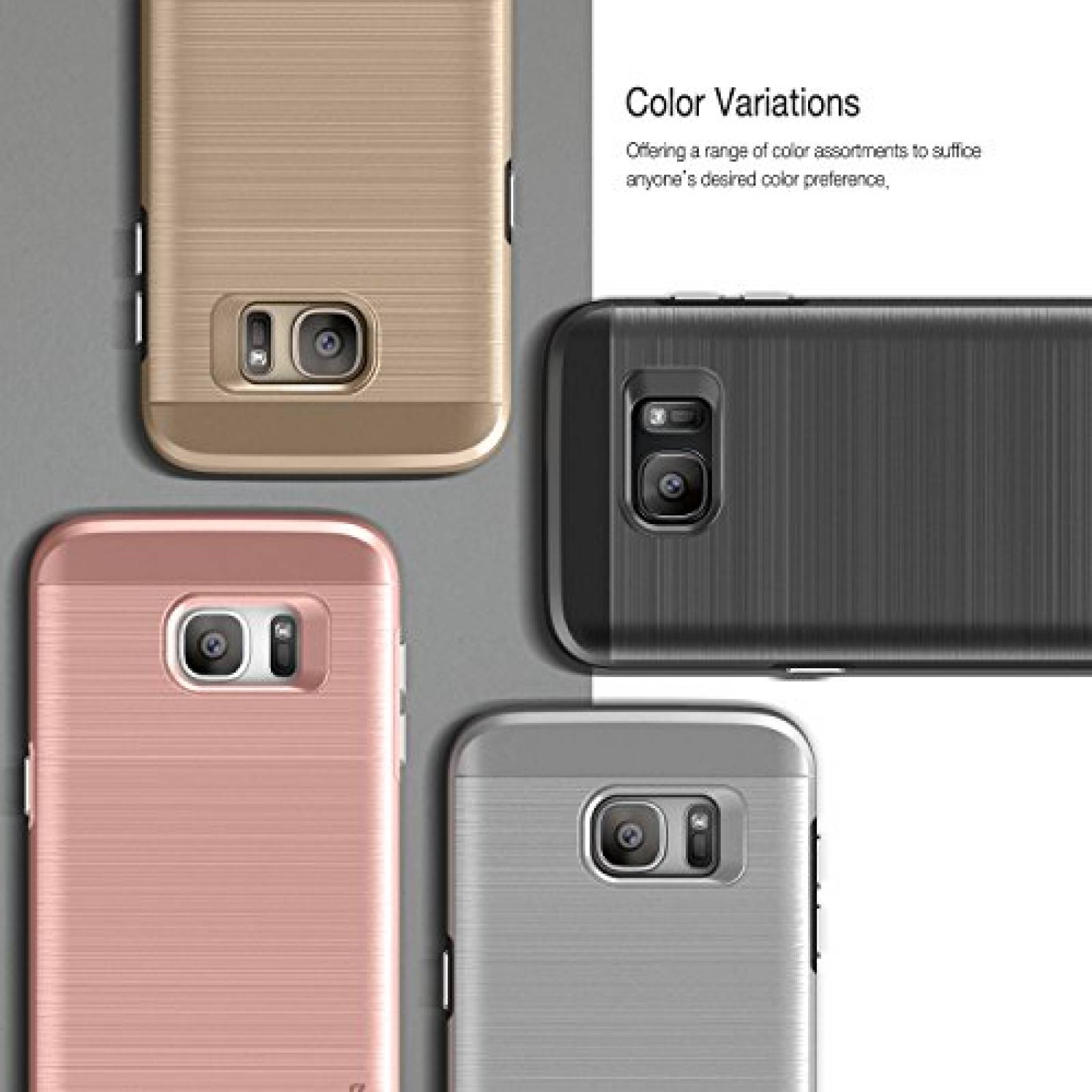 Funda Obliq Slim Meta Funda para Galaxy S7 , delgado, pr o satinado