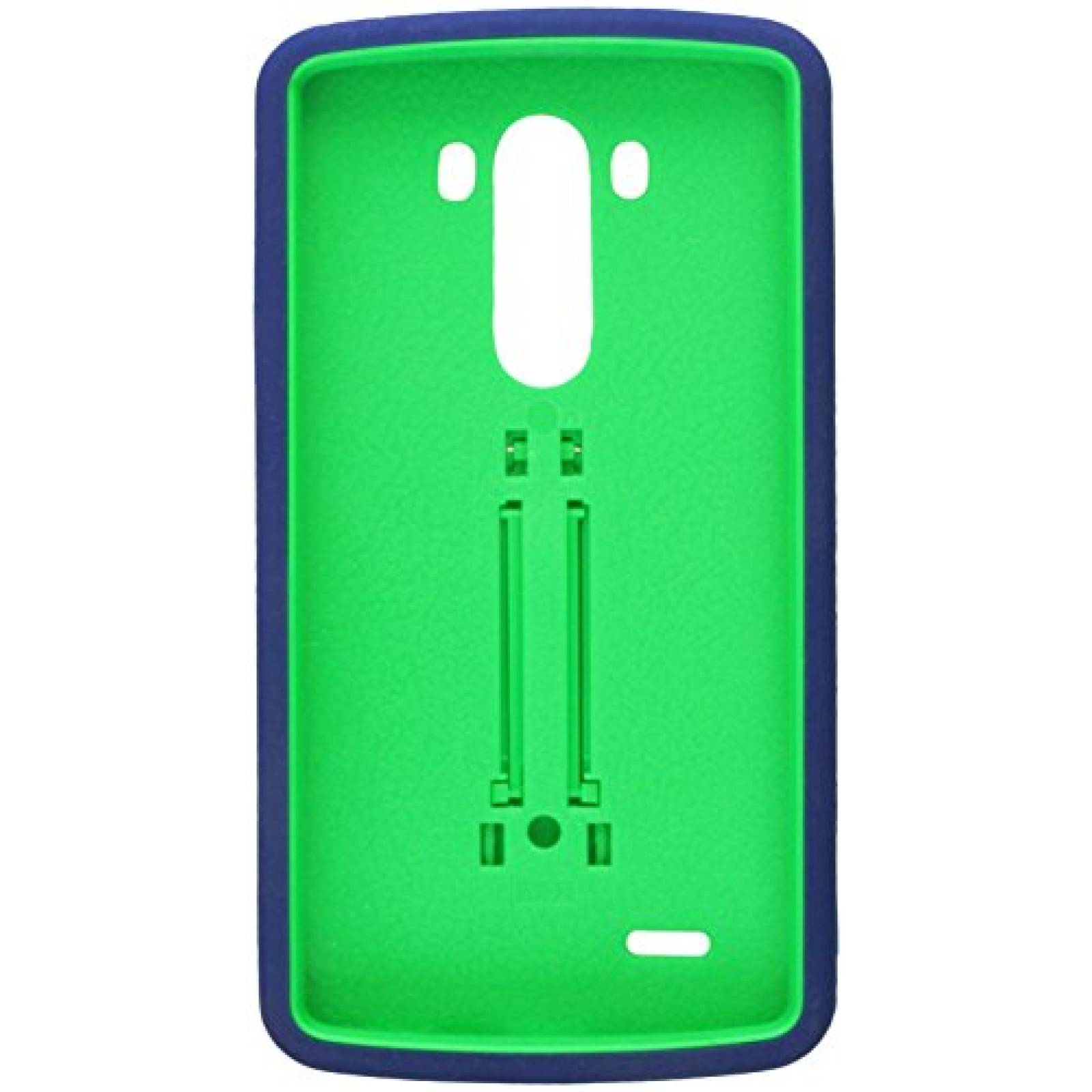 Funda Eagle Cell LG G3 - Funda híbrida con Soporte para Verde/Azul
