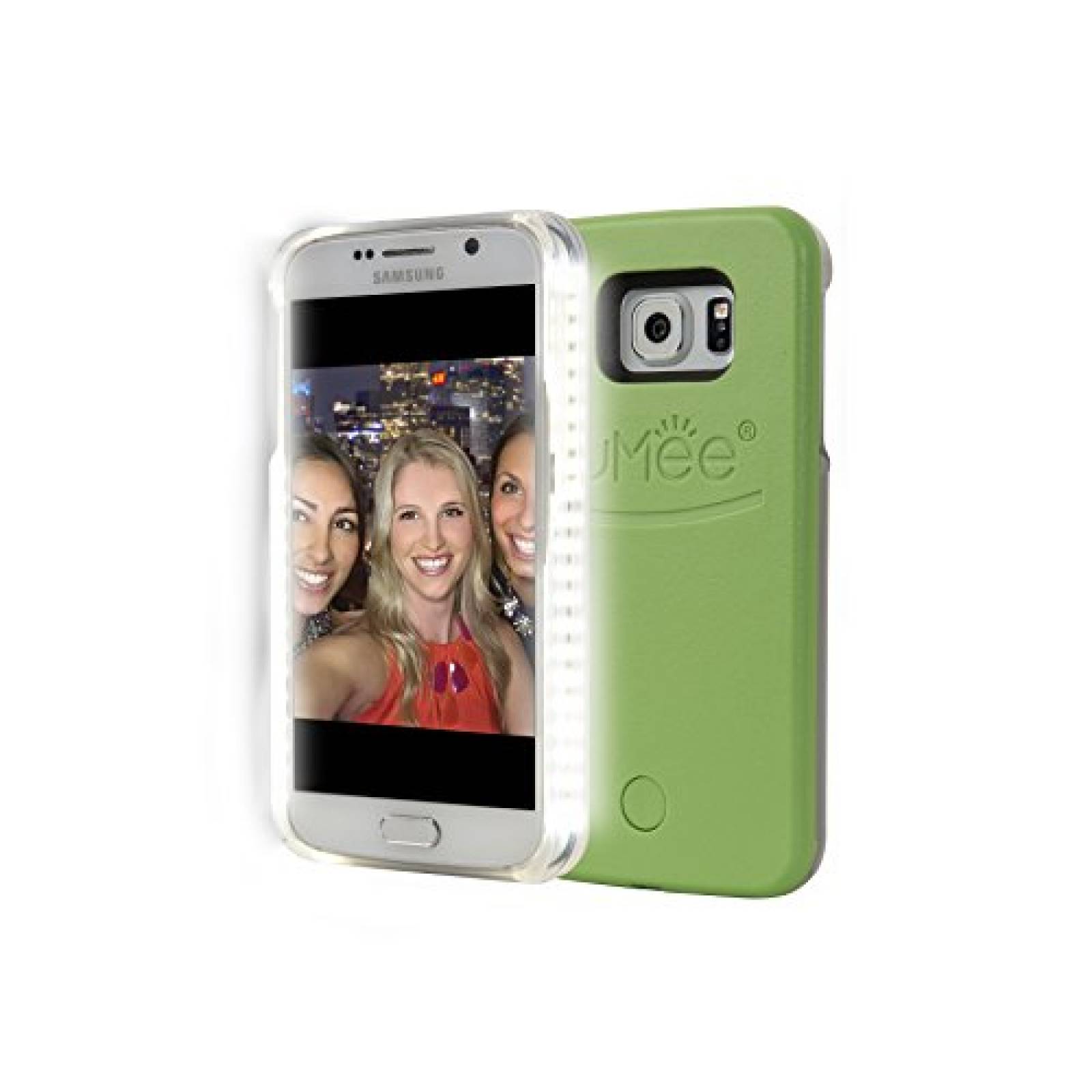 Funda LuMee, Illuminated Cell teléfono Celular para Sams Verde Lima