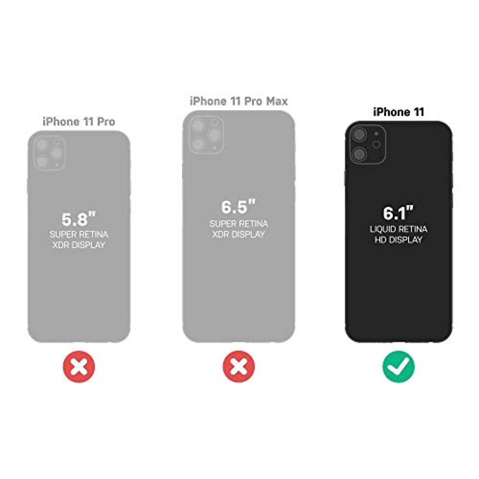 Funda Otterbox Symmetry Clear Series Case for iPhone 11  ake/Clear)