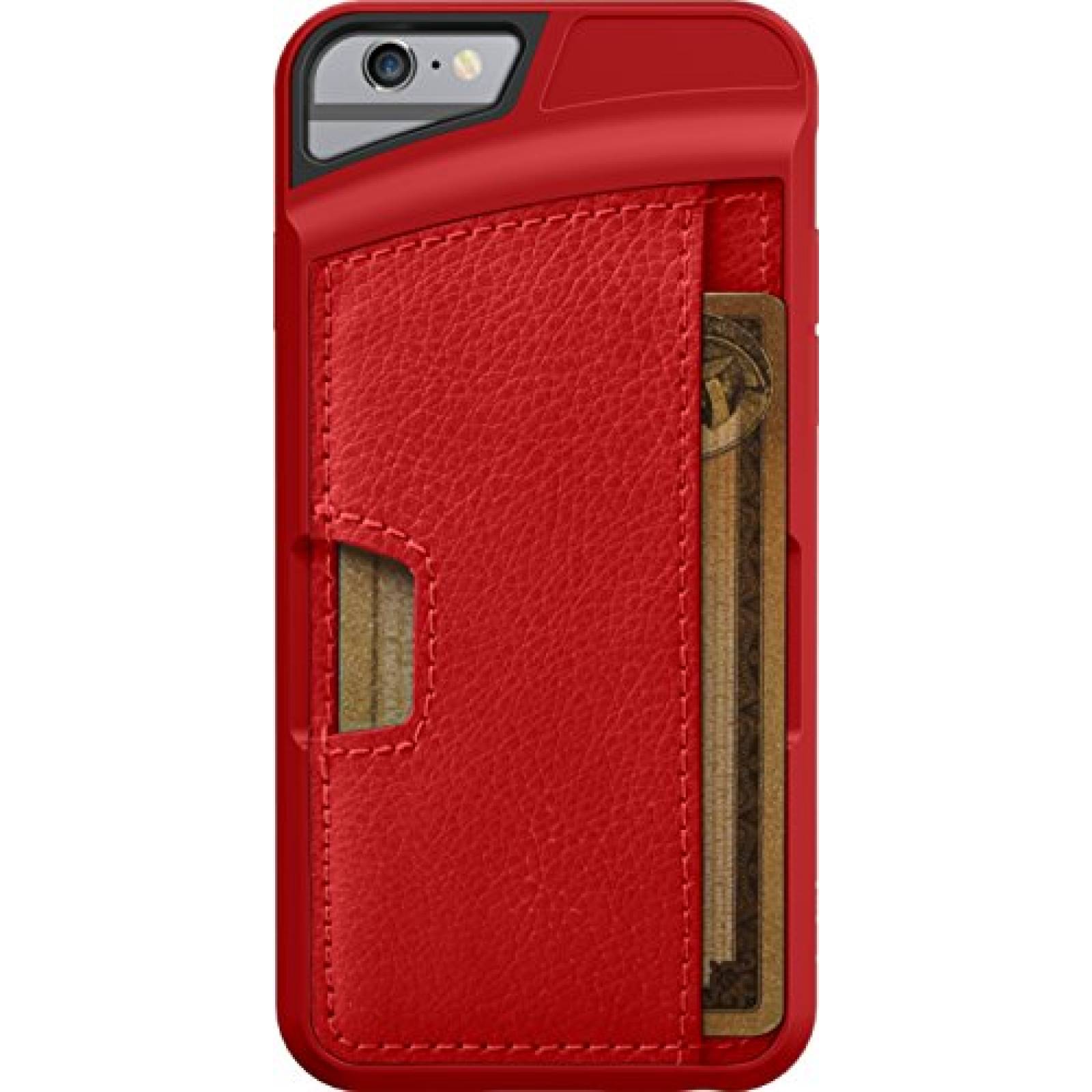 Funda iPhone 6/6S Estuche billetera - Estuche duro para  egro ónix)