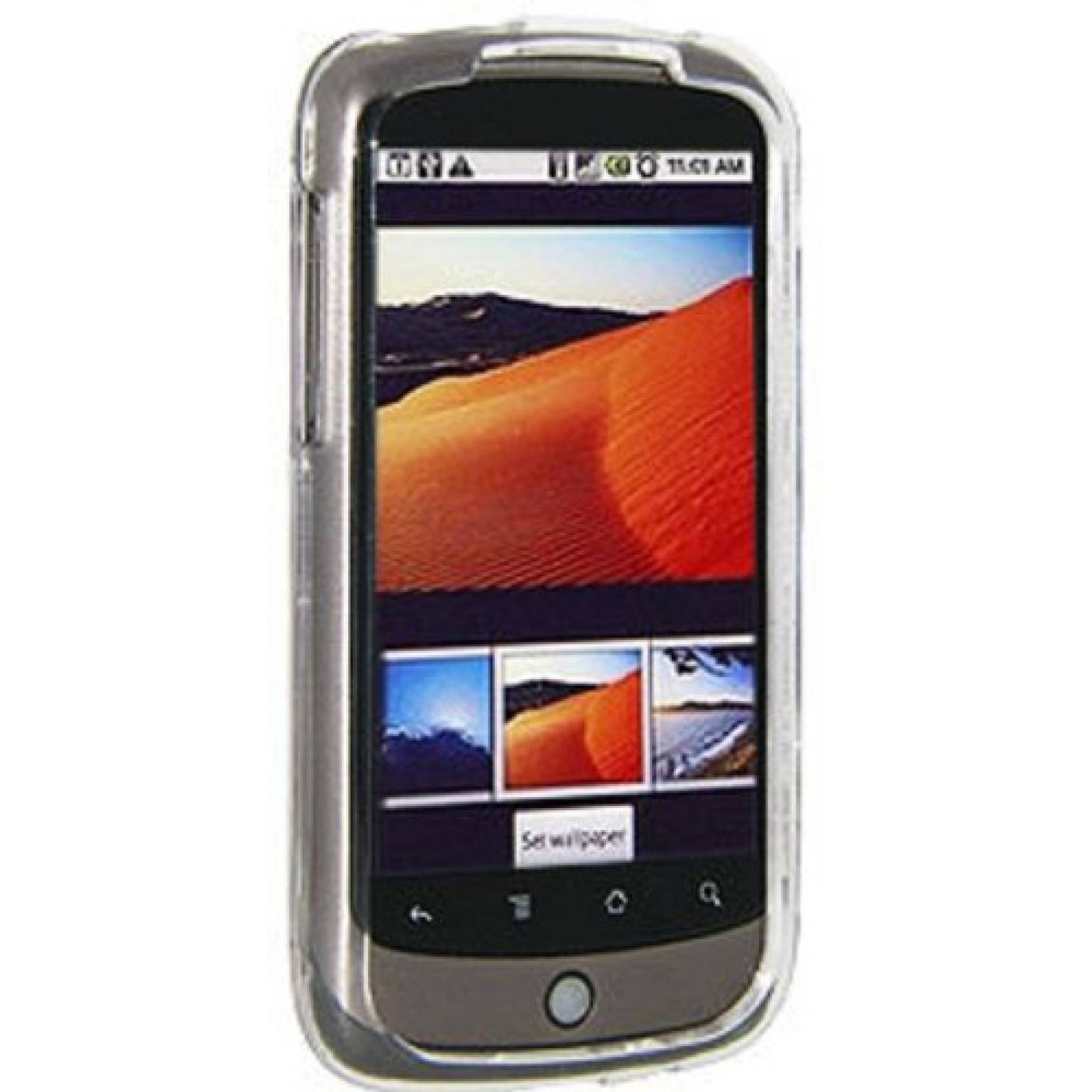 Funda Amzer Snap-On Crystal Hard Case for Google Nexus O ne - Clear